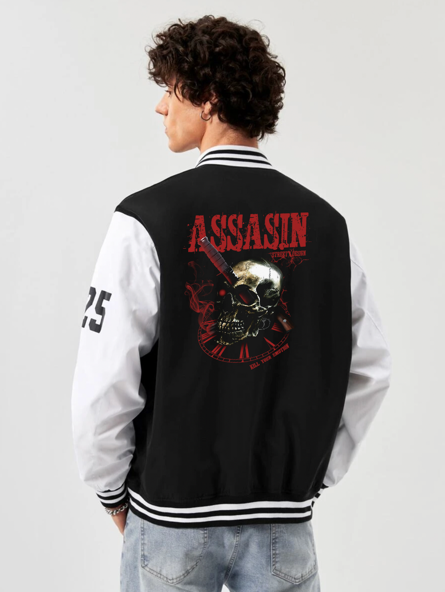 Shop Alfaq Assassin Varsity Jacket Stylish Trendy
