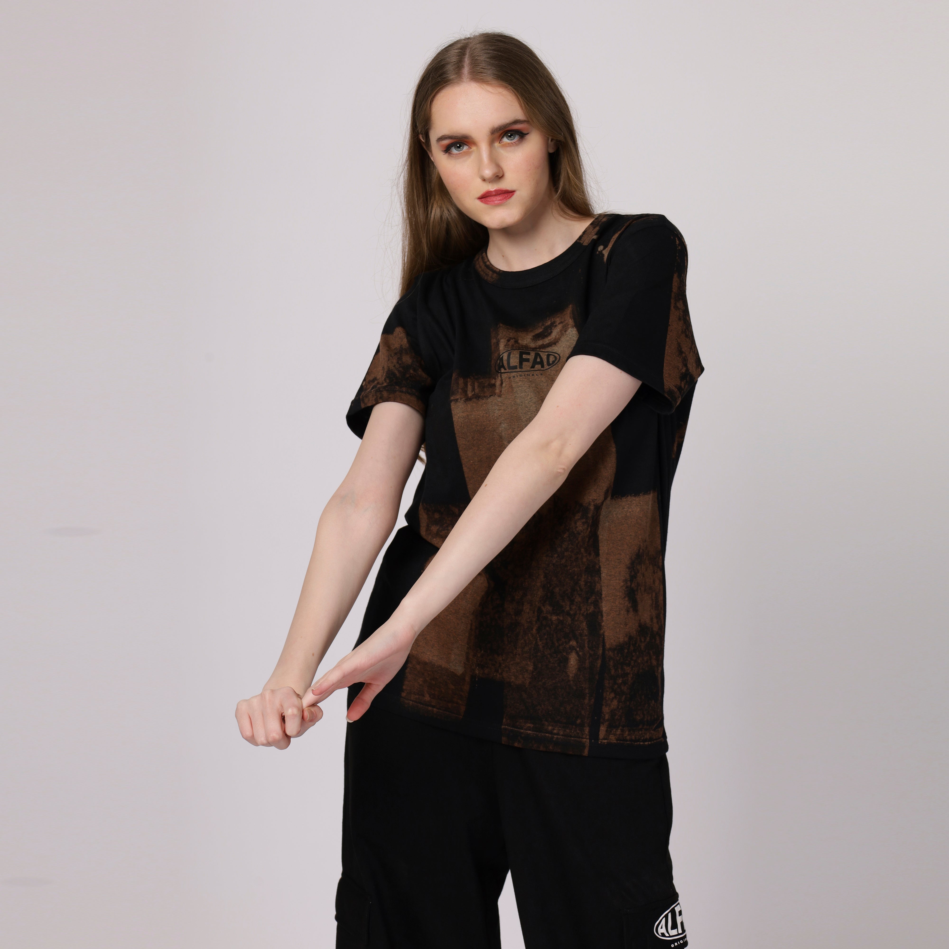 Alfaq Orignal Strap Oversized Tshirt - Alfaq