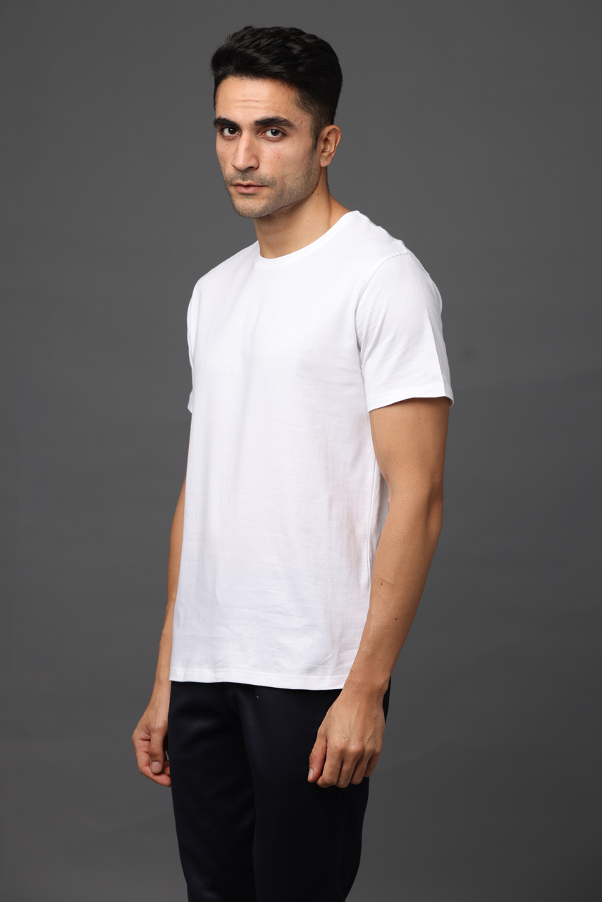 Alfaq Basic Premium white tshirt