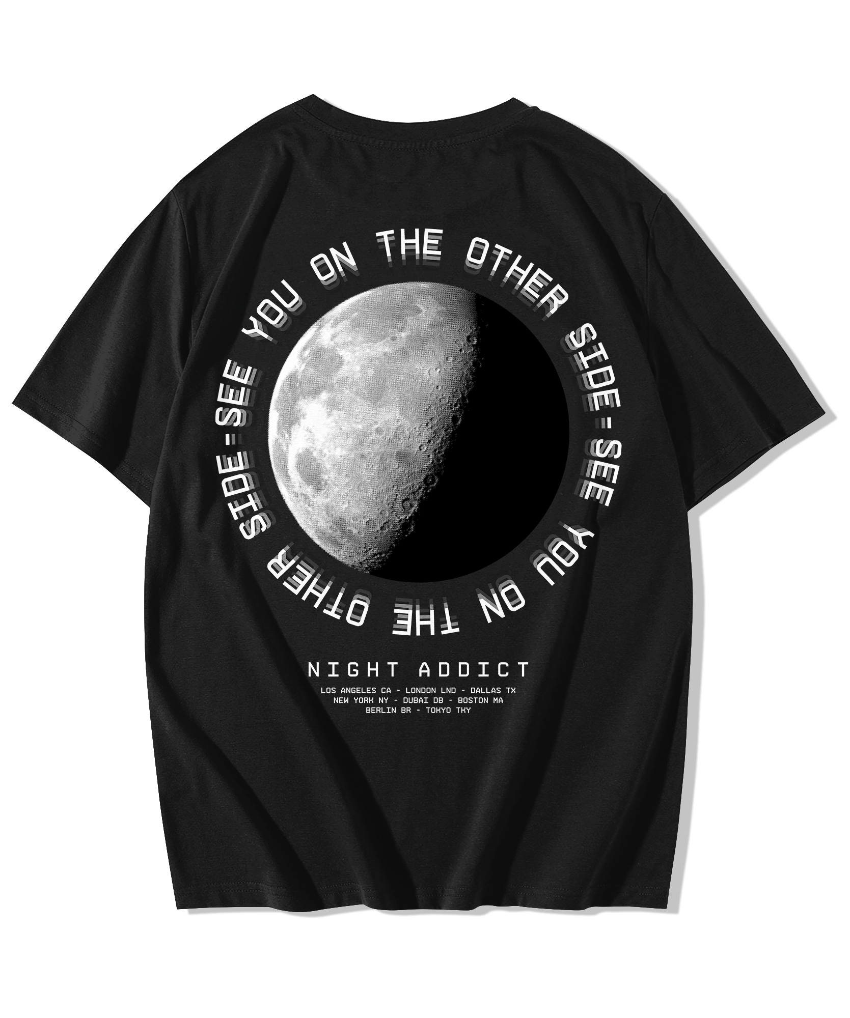 Alfaq Night Addict Oversized T-Shirt - Alfaq