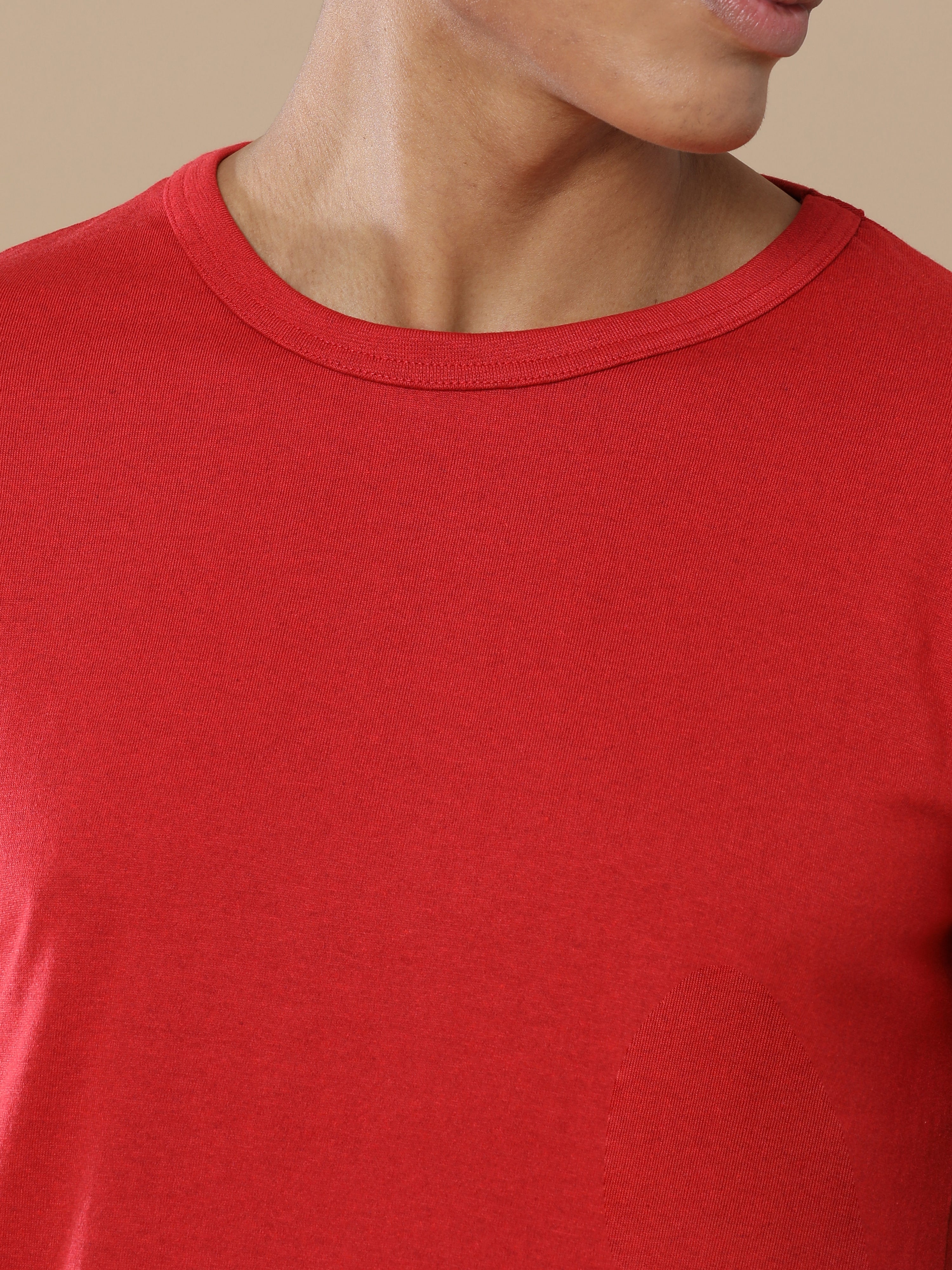 Alfaq Basic Sustinable Red Tshirt