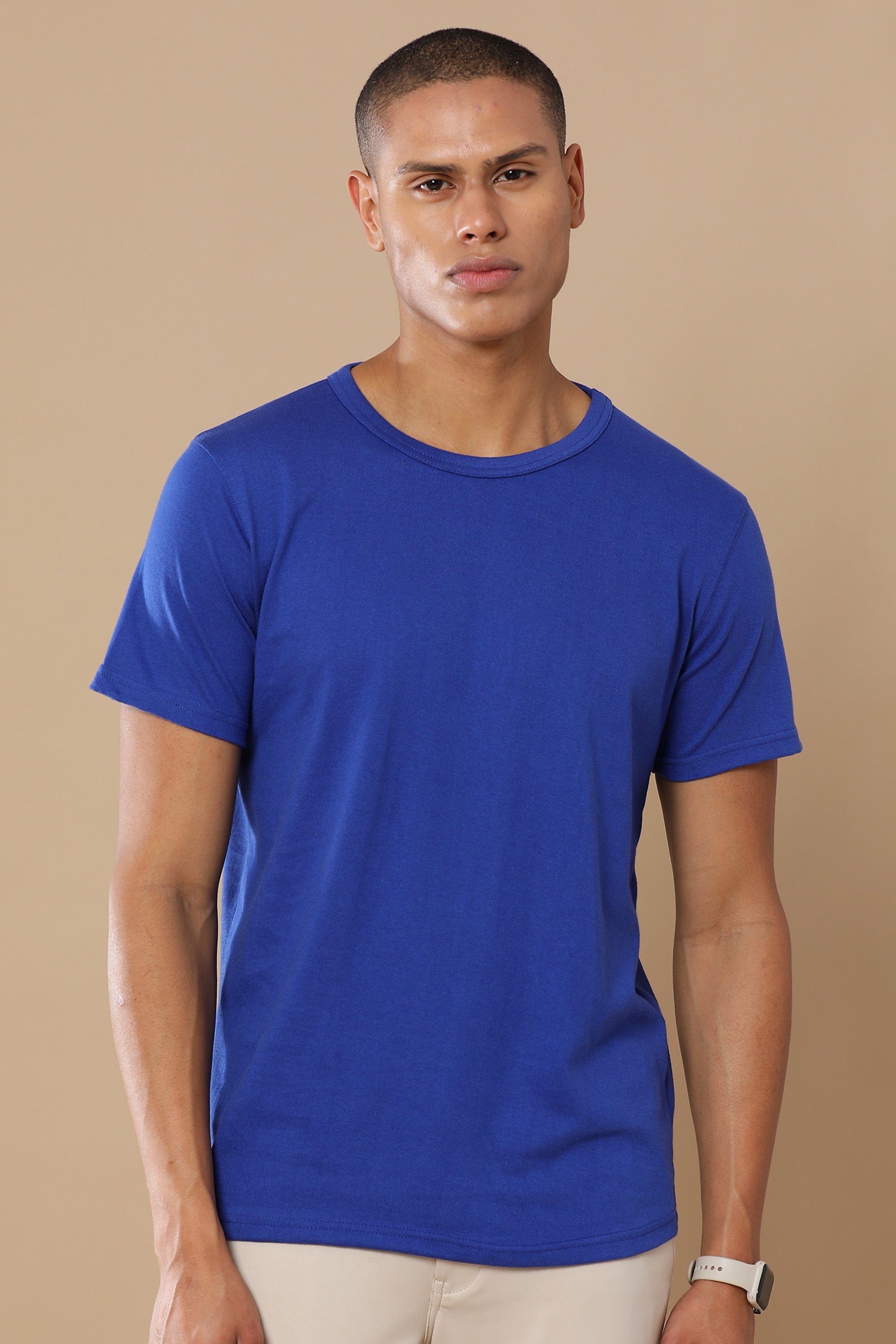 Alfaq Basic Sustinable Blue T-shirt