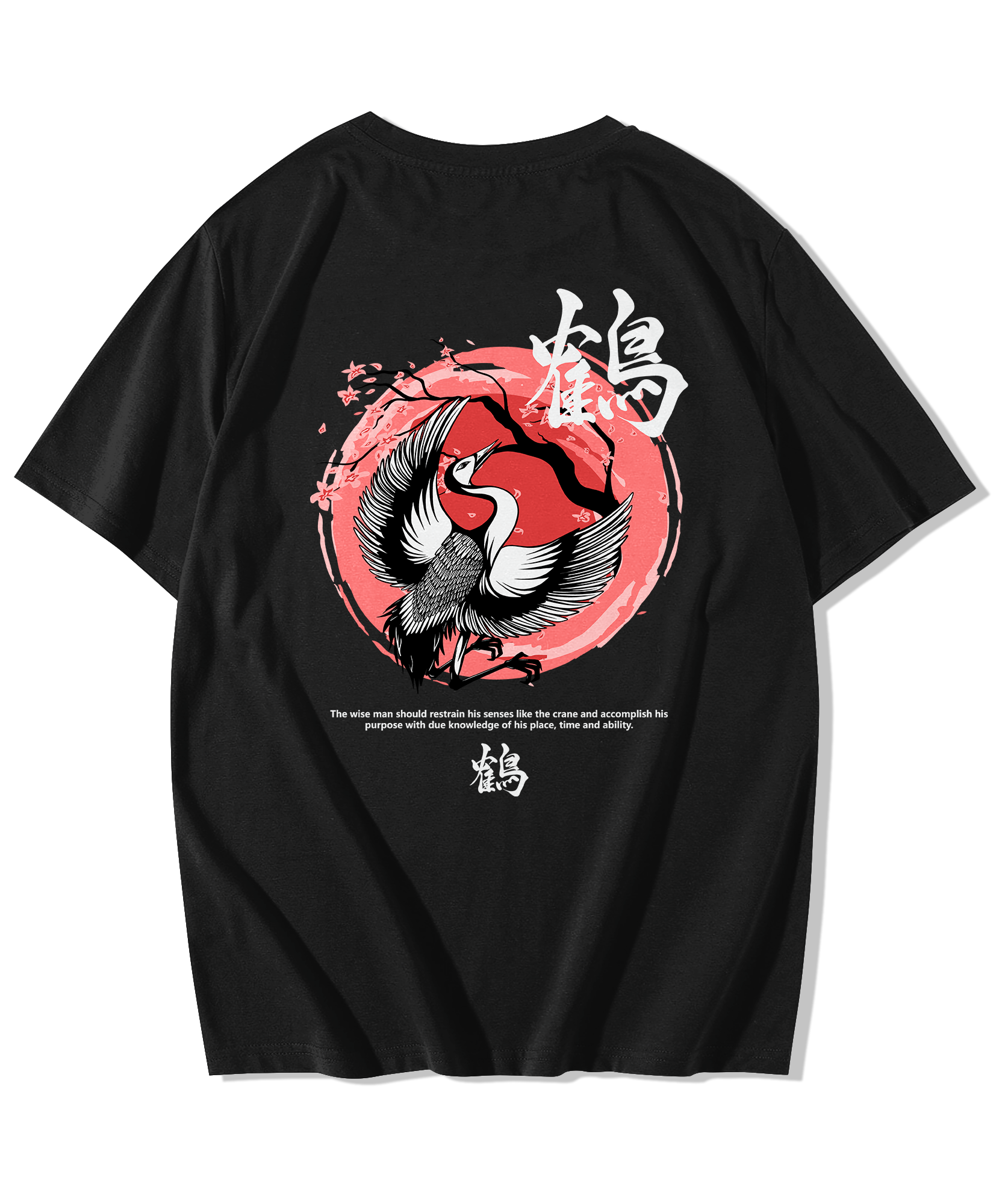 Alfaq Swan design Oversized T-Shirt - Alfaq