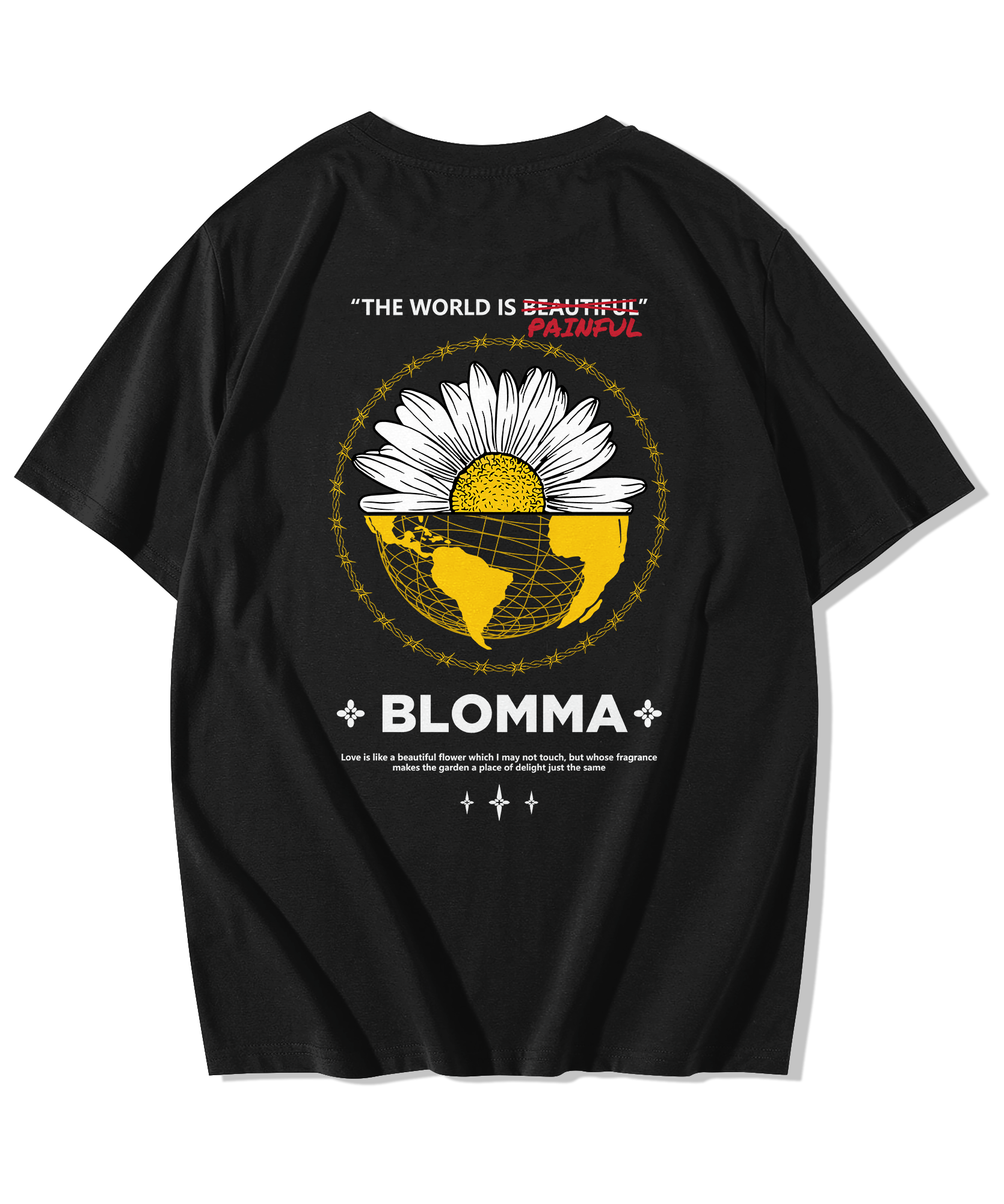 Alfaq Blomma Oversized T-Shirt - Alfaq