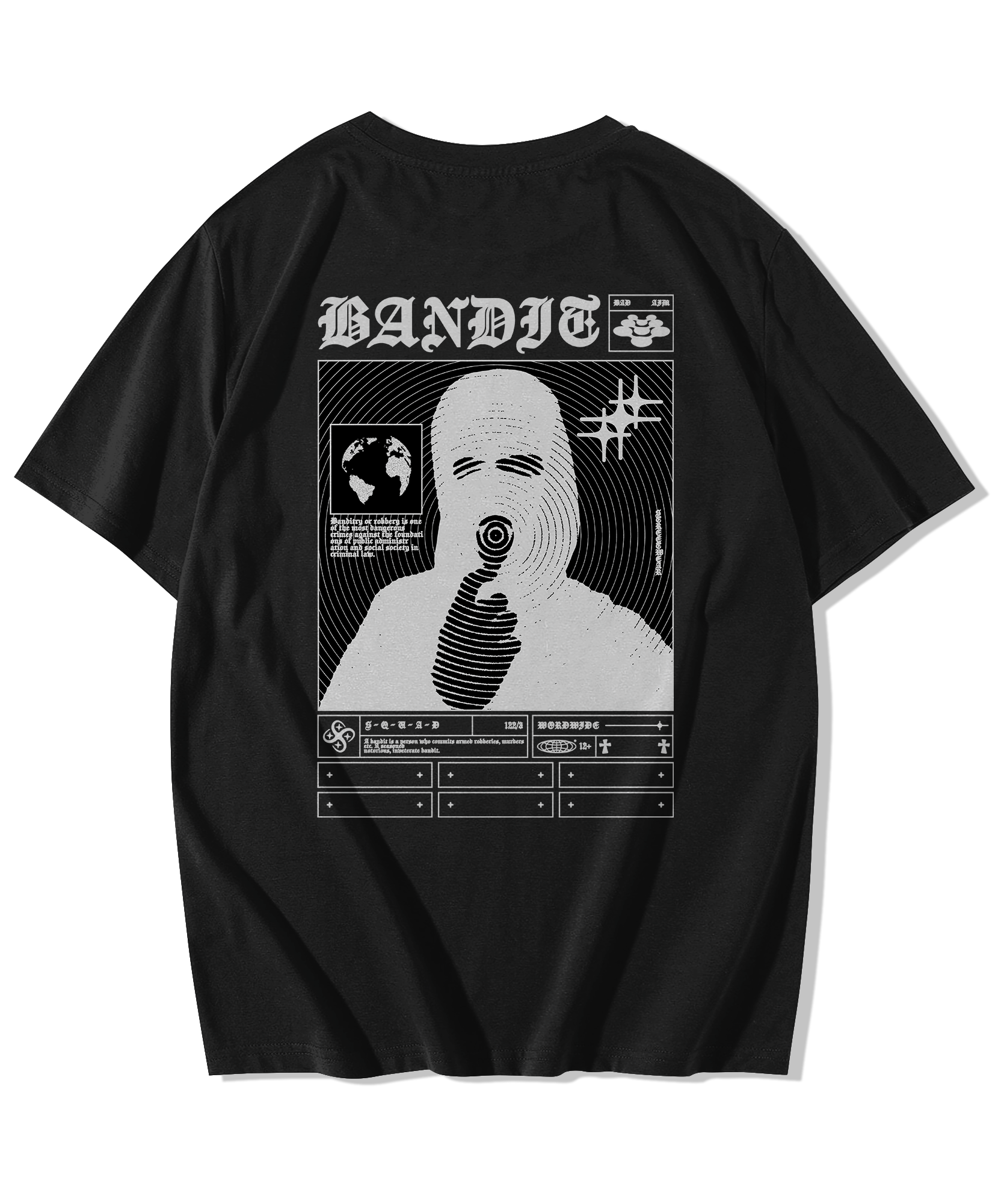 Alfaq Bandit Oversized T-Shirt - Alfaq