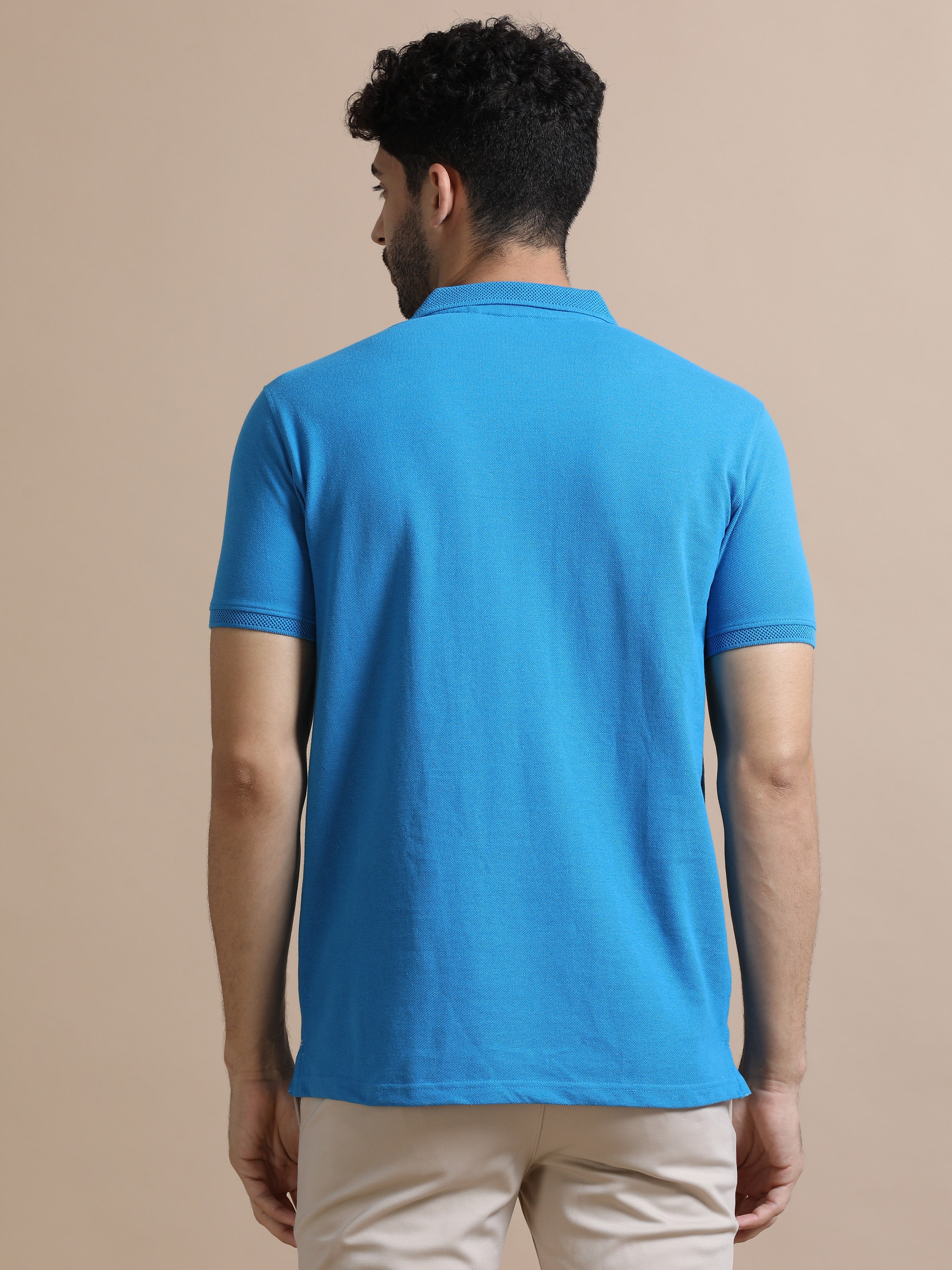 Basic Aqua Blue Polo Tshirt