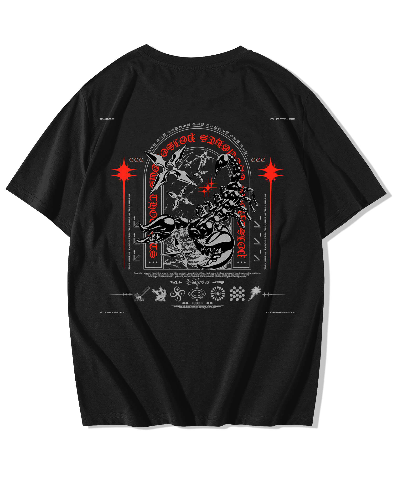 Alfaq Scorpion Oversized T-Shirt - Alfaq
