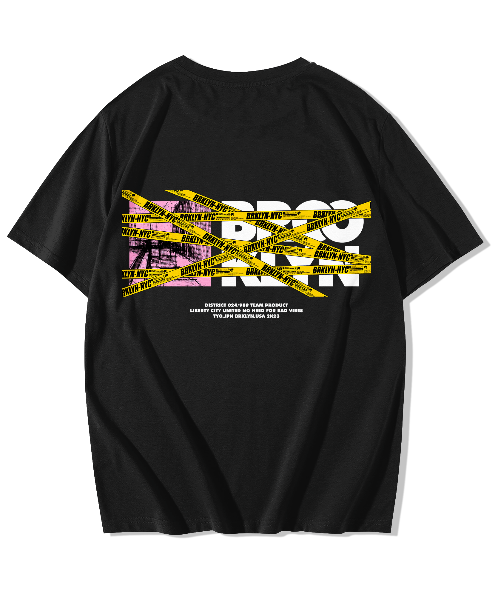 Alfaq Brklyn Nyc Oversized T-Shirt - Alfaq