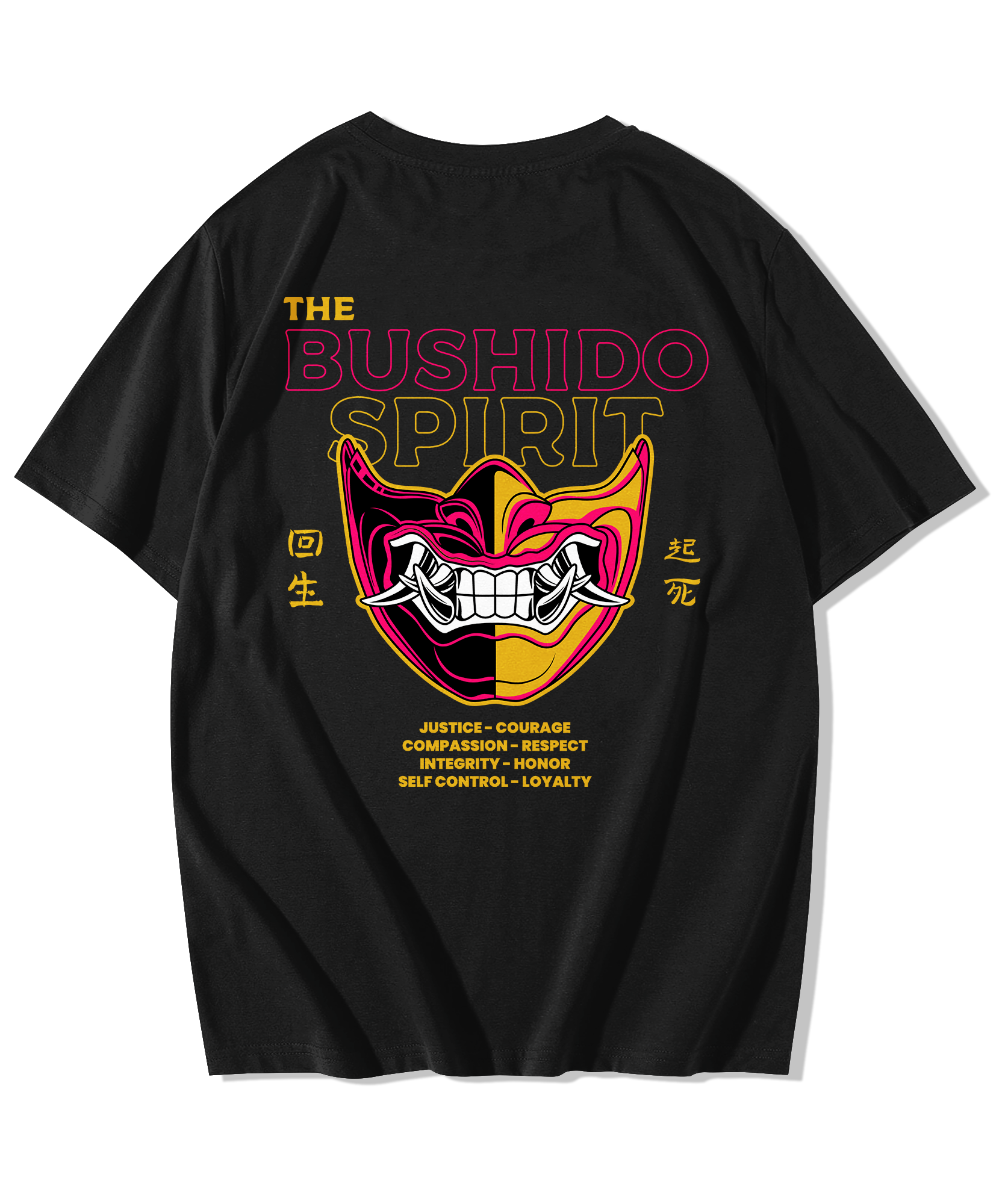 Alfaq The Bushido Spirt Oversized T-Shirt - Alfaq