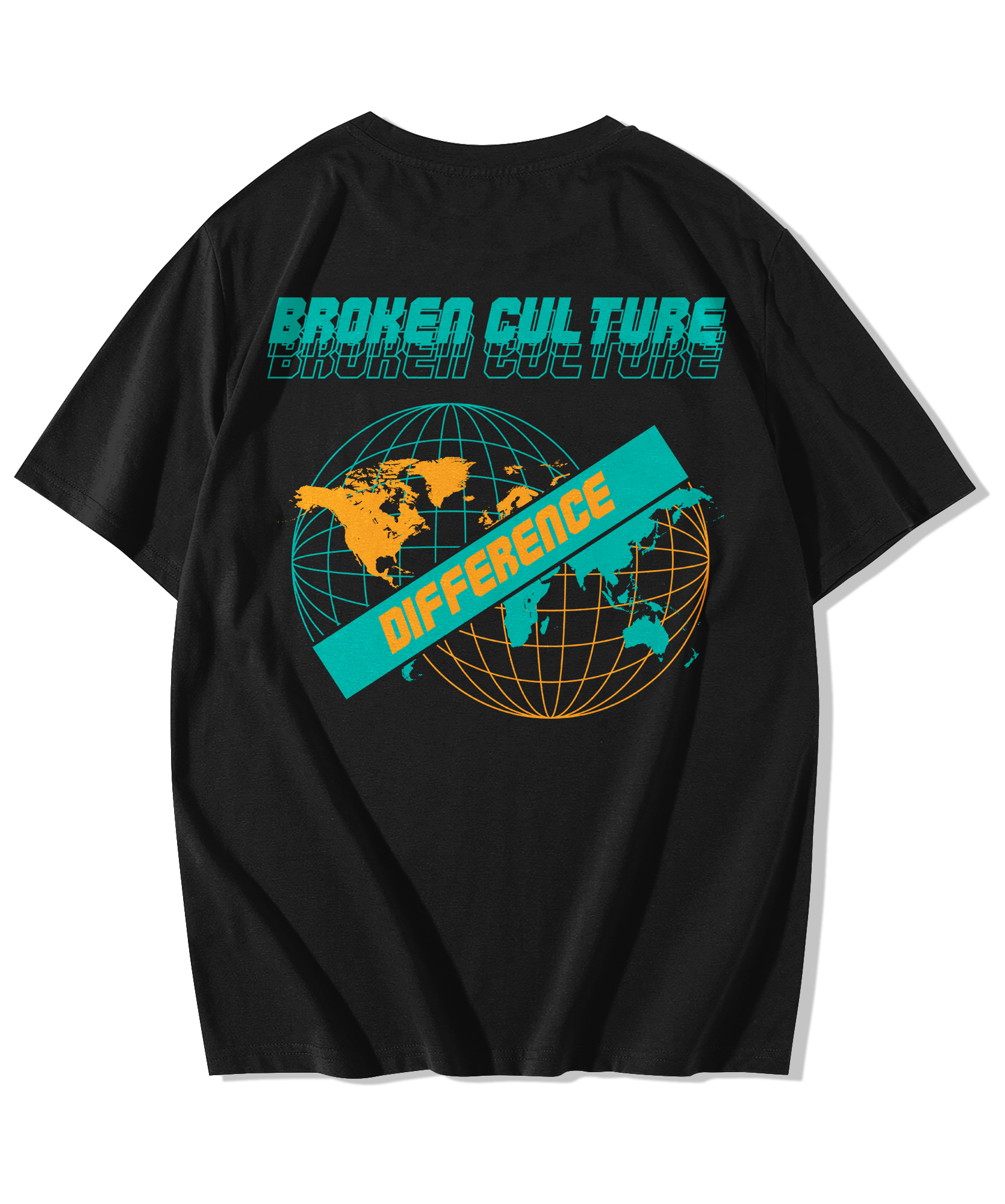 Alfaq Broken culture Oversized T-Shirt - Alfaq