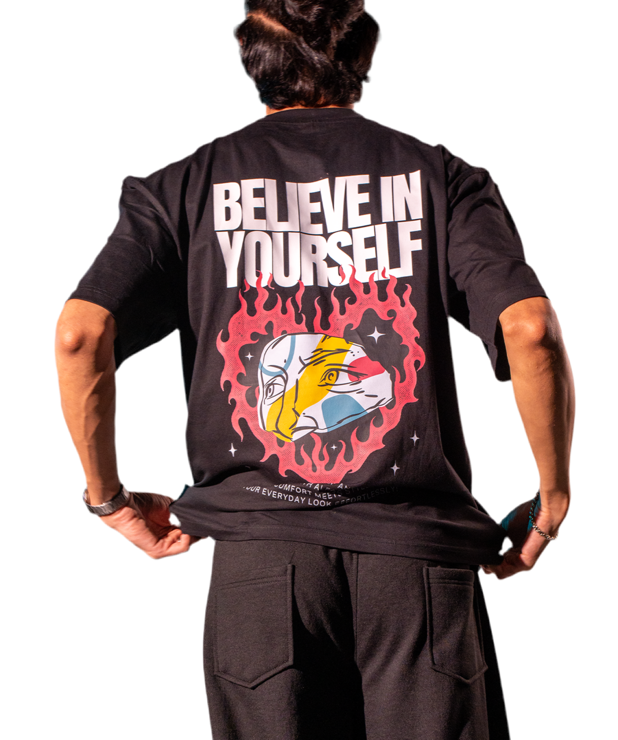 Alfaq Believe in Yourself Oversized T-shirt