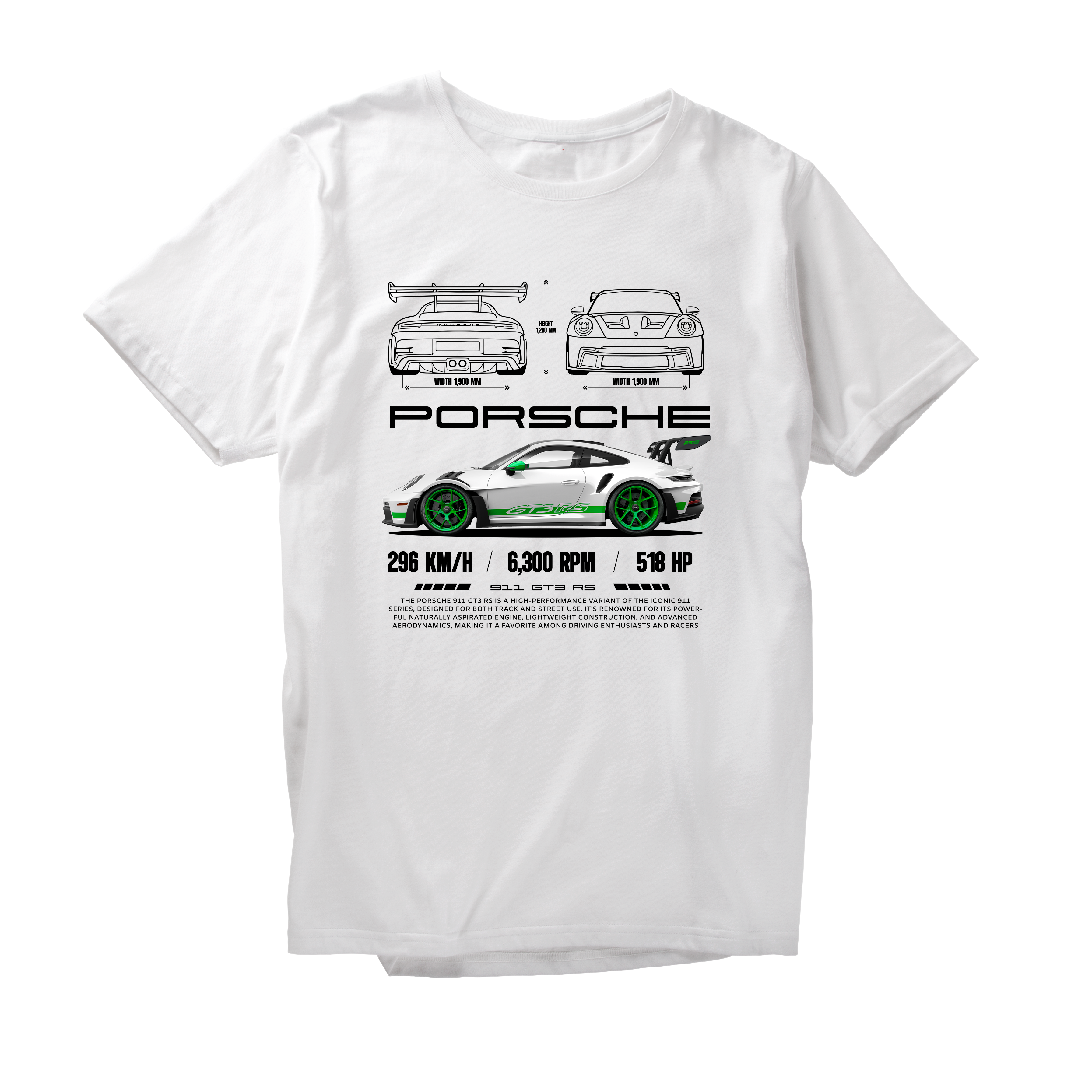 Alfaq 911 GT3 RS V2 T-Shirt