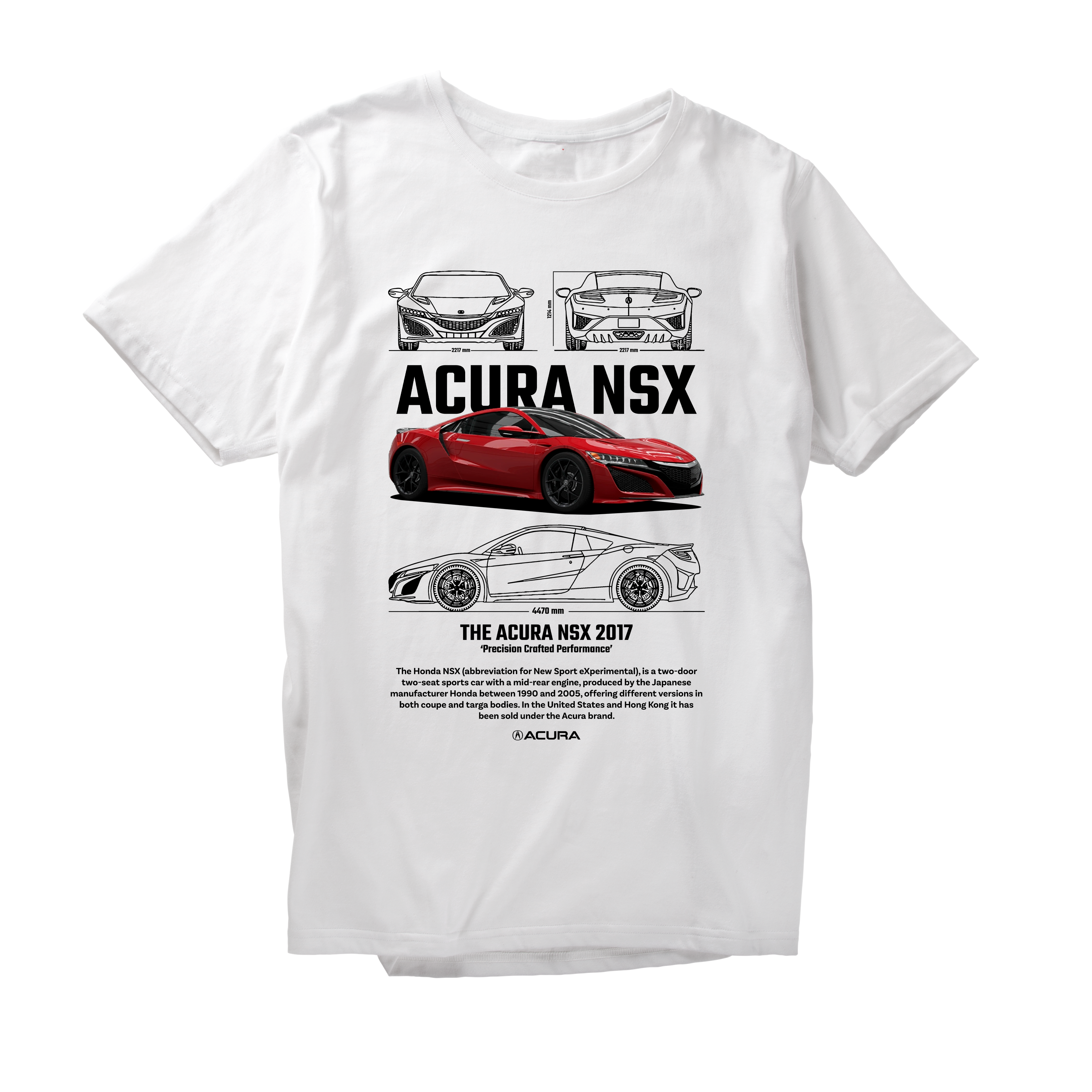 Alfaq ACURA NSX 2017 T-Shirt