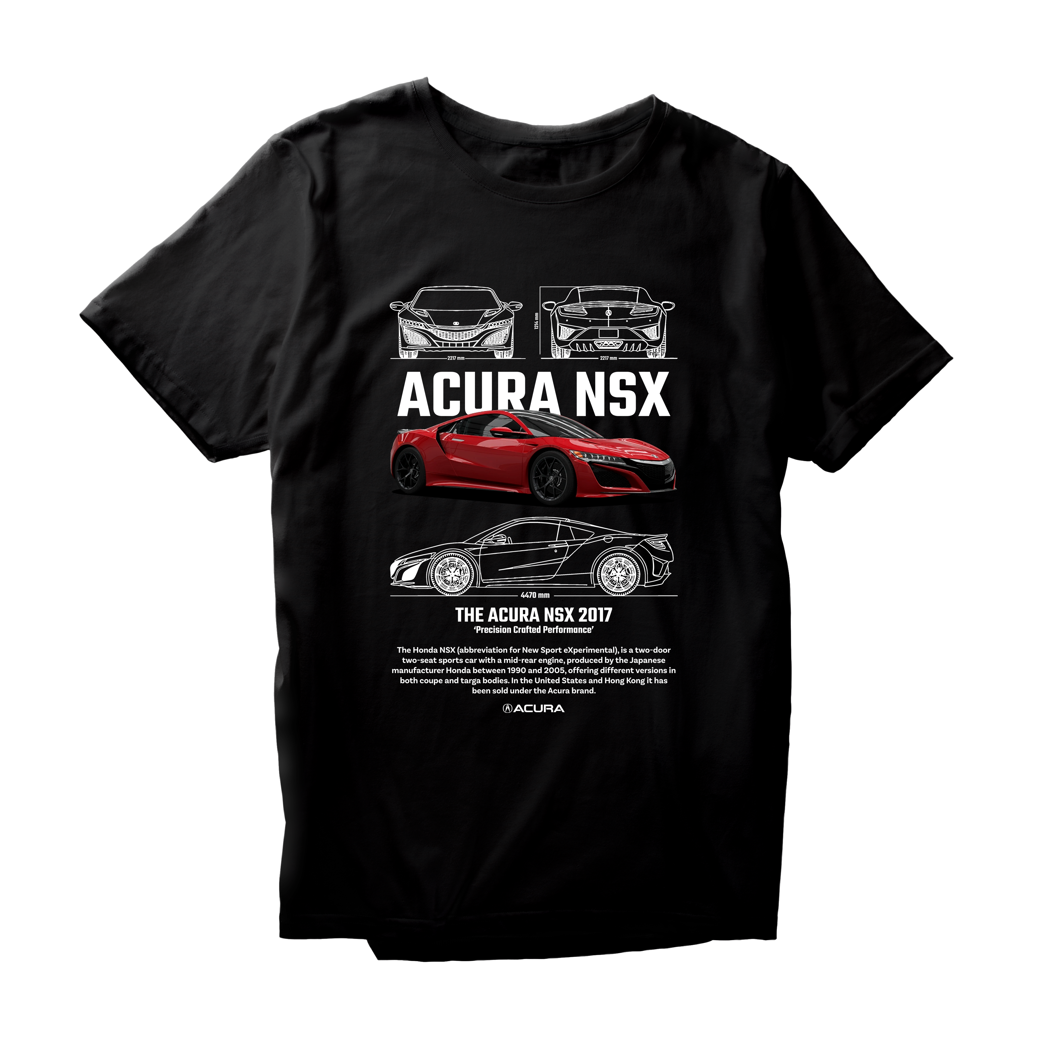 Alfaq ACURA NSX 2017 W T-Shirt