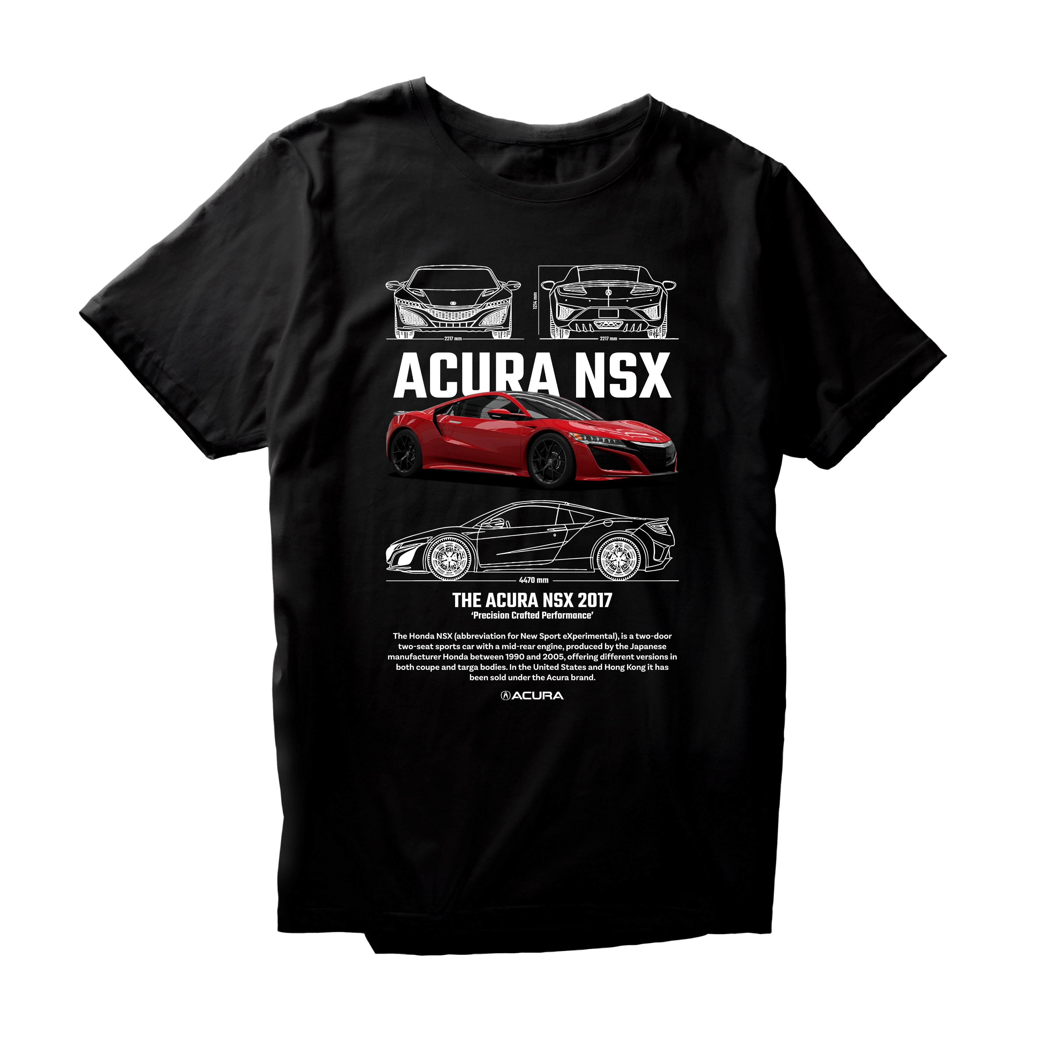Alfaq ACURA NSX 2017 W T-Shirt