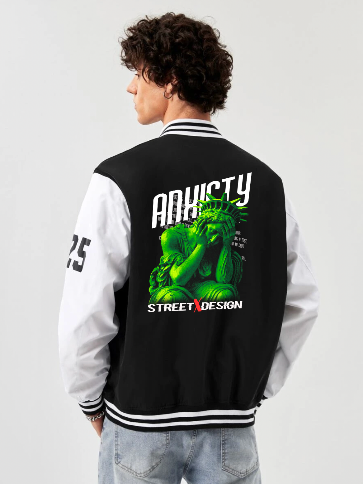 Anxiety Varsity Jacket 