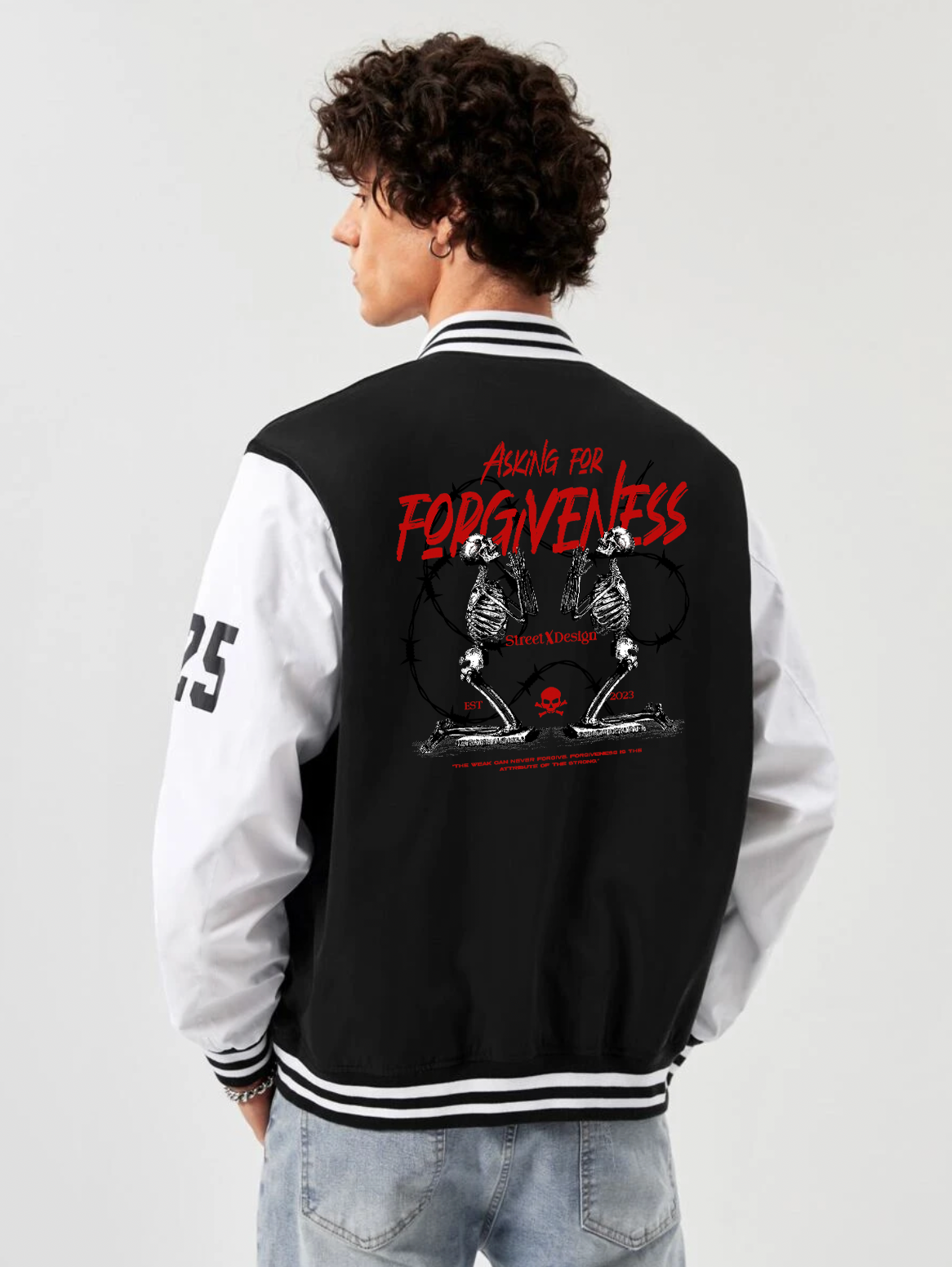 Forgiveness Varsity jacket
