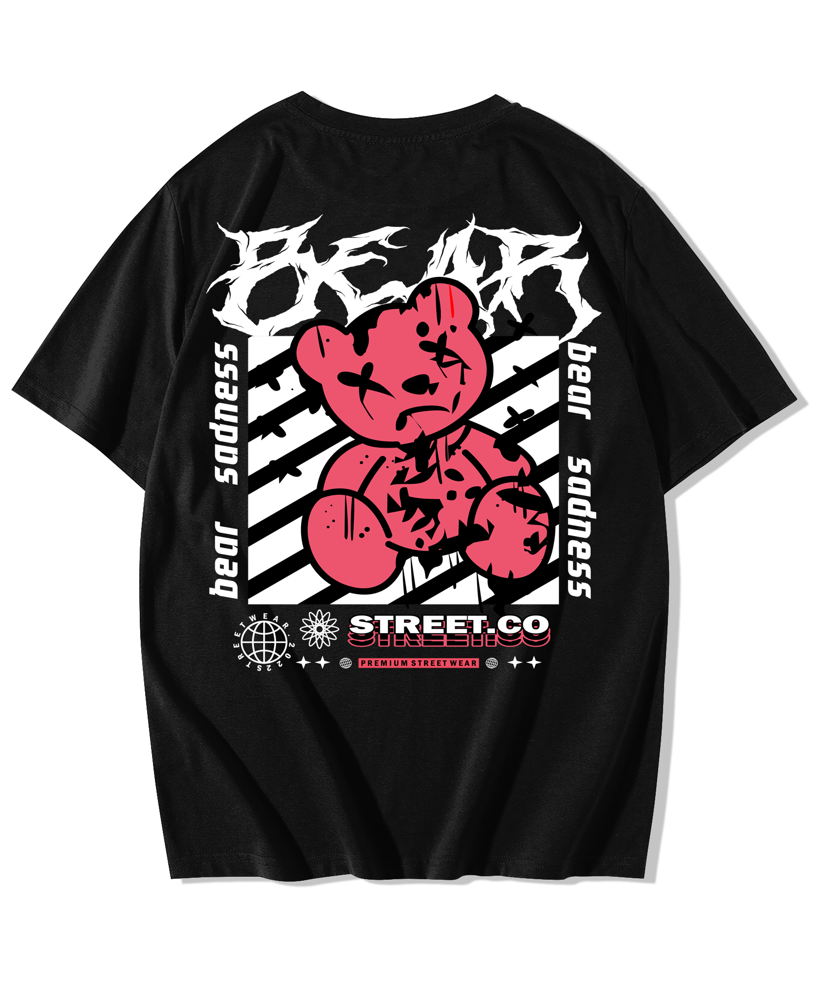  Bear street Printed Oversized T-Shirt