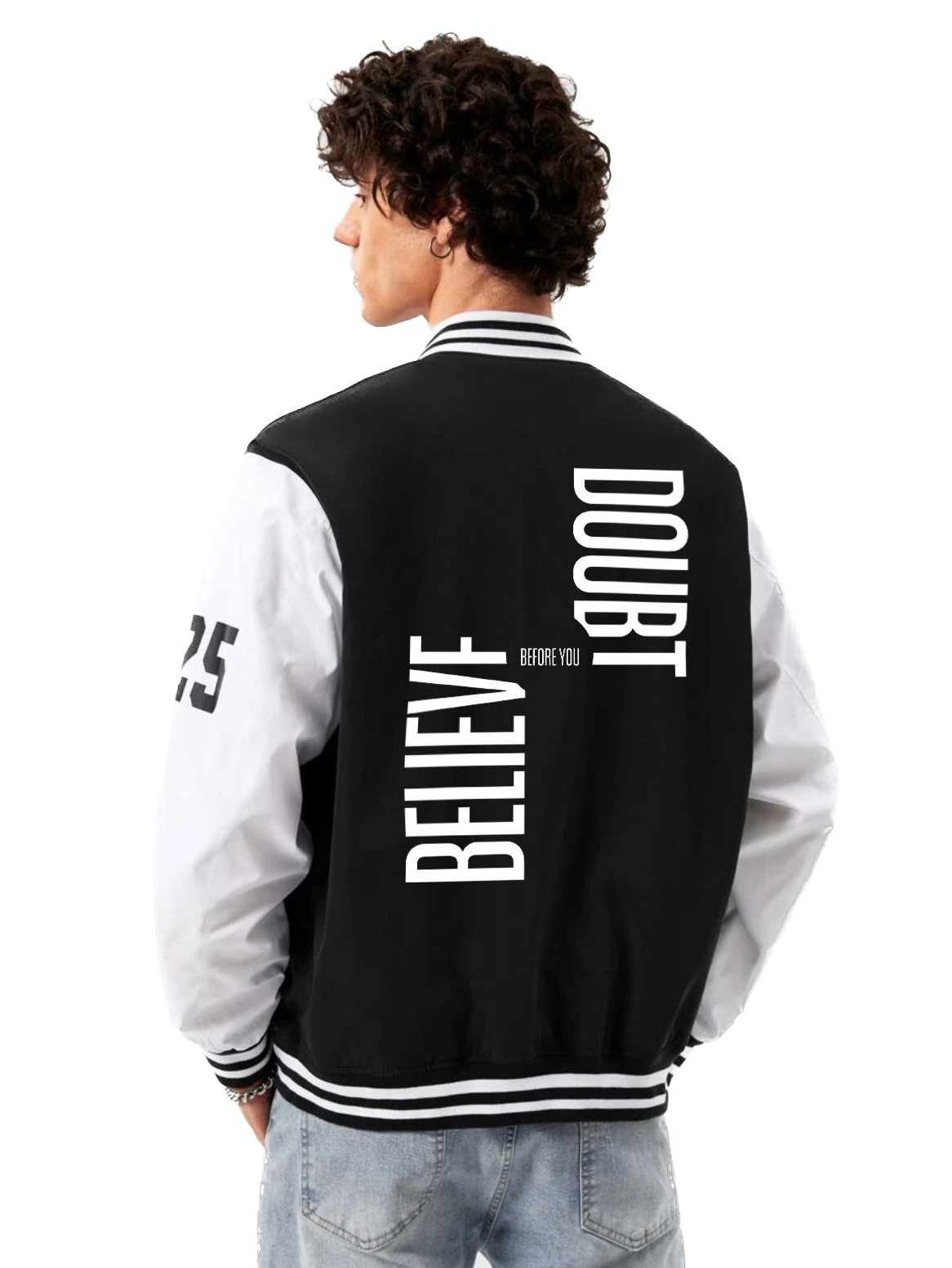 Alfaq Believe Varsity Jacket