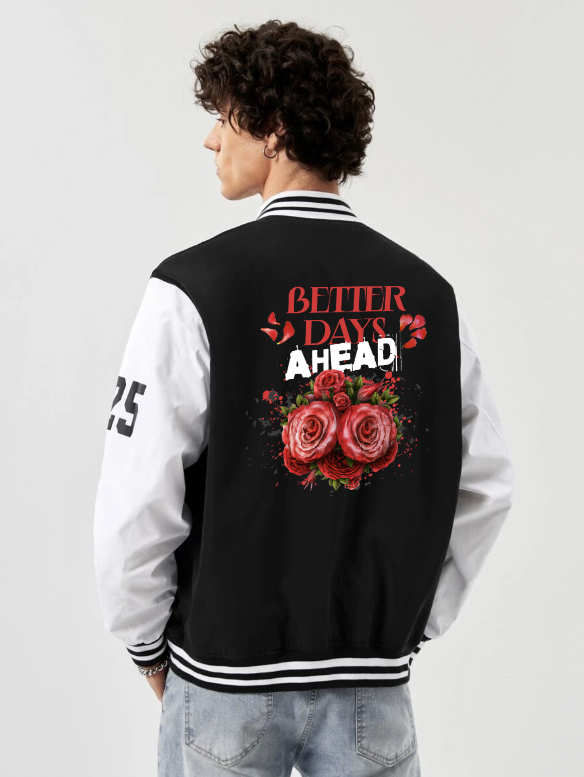 Alfaq Better days ahead Varsity jacket