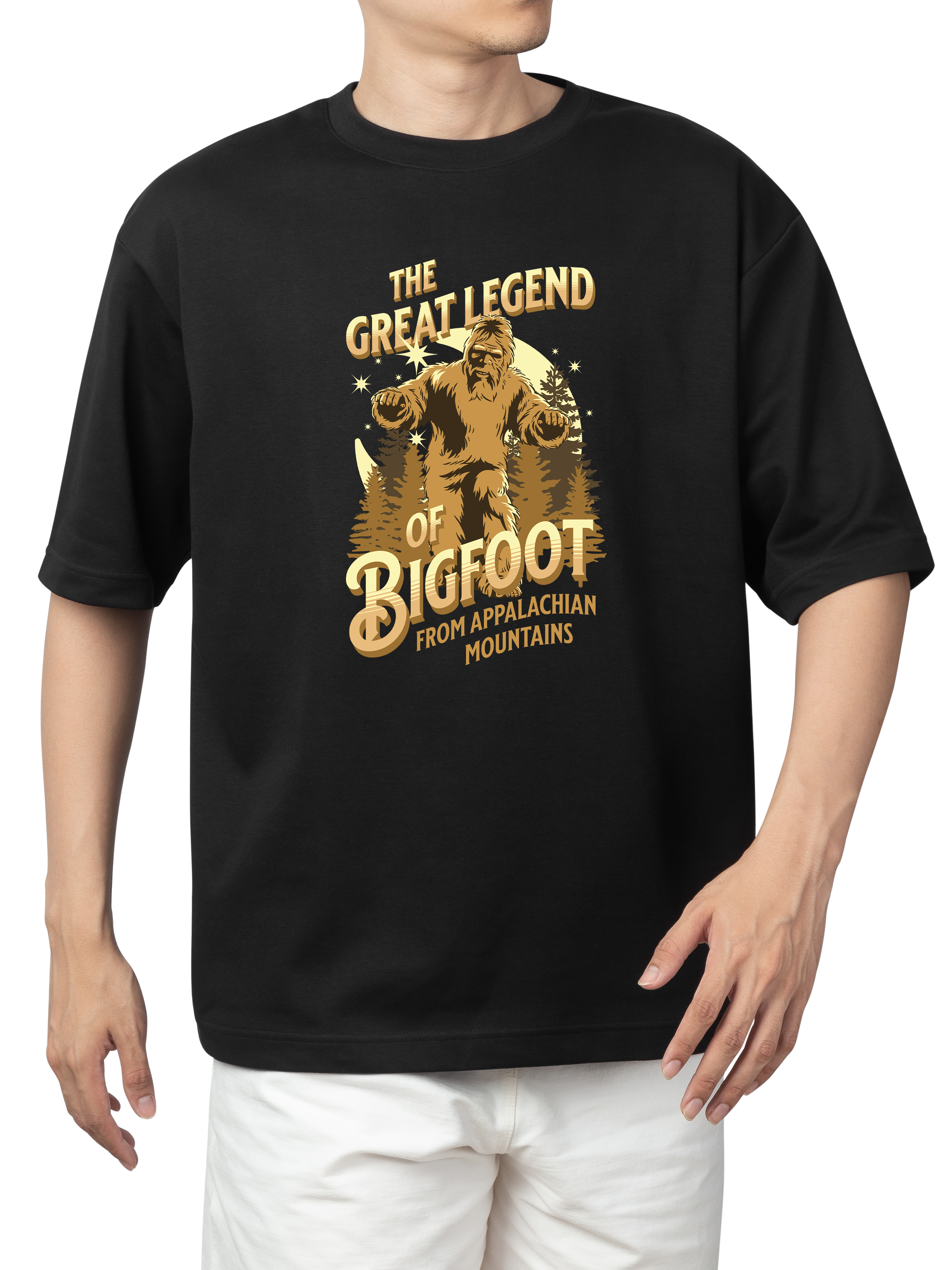 Alfaq Bigfoot The Great Legend Oversized T-shirt