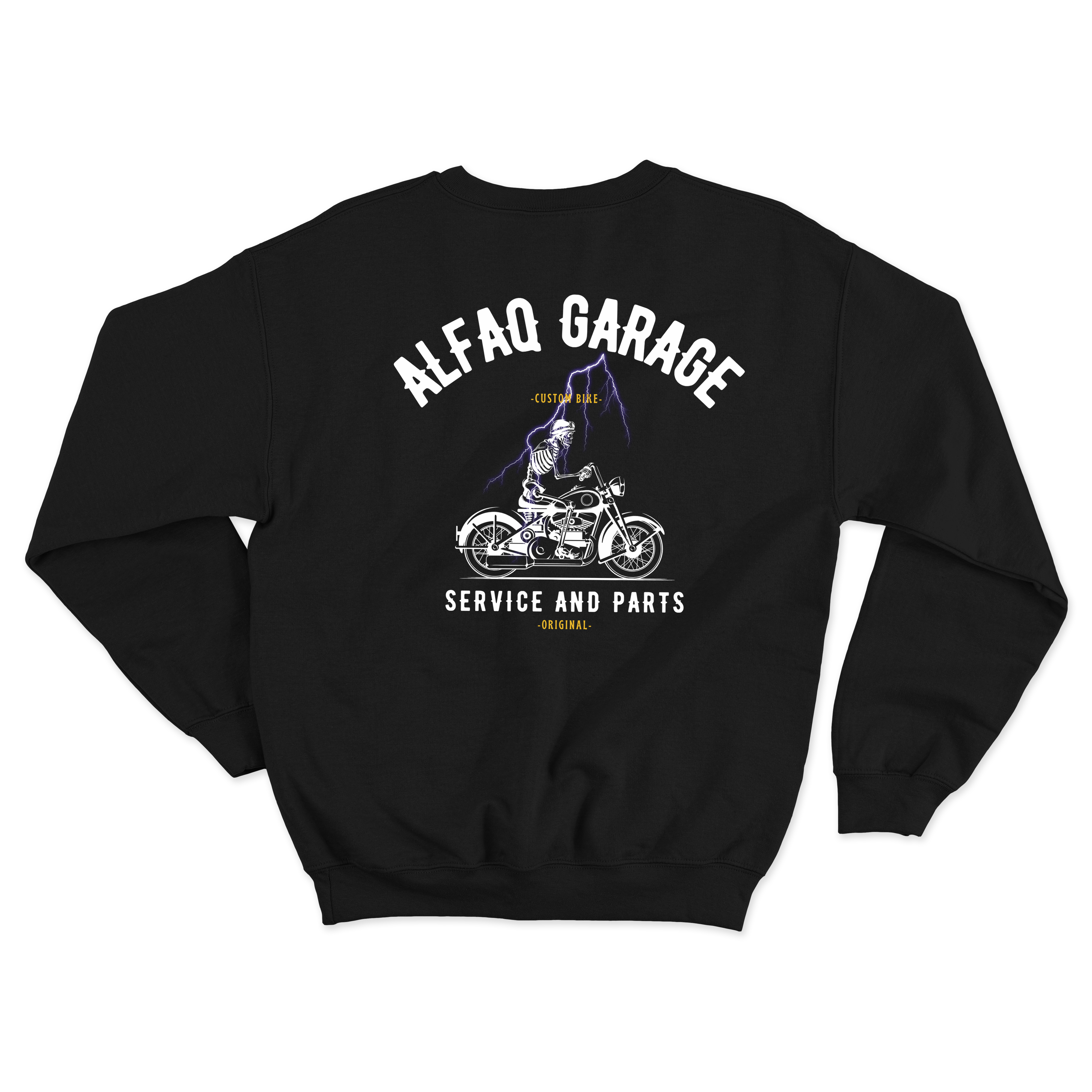 Black Alfaq Garage Sweatshirt