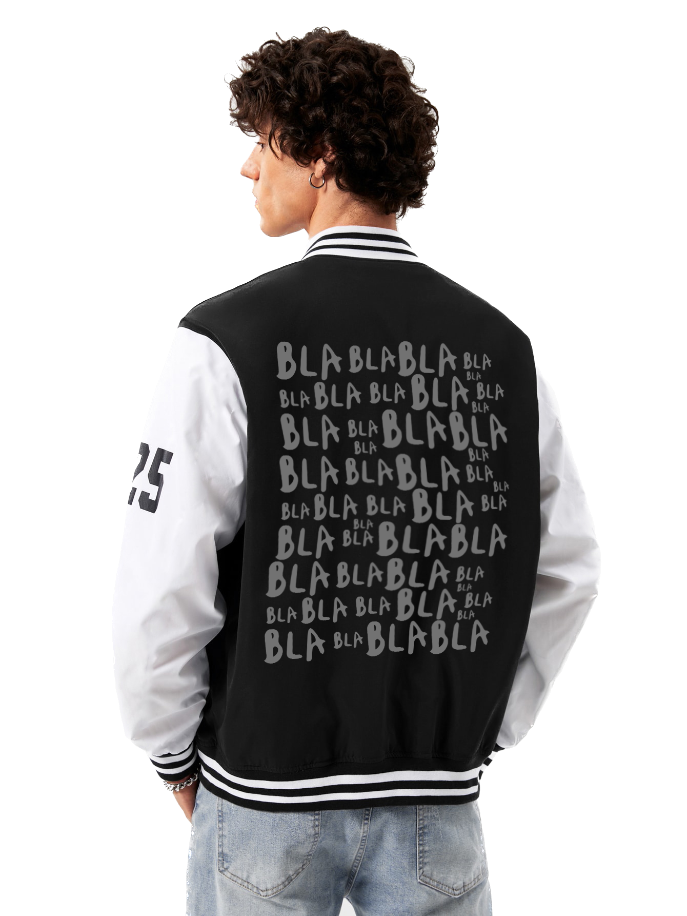 Alfaq Blah Varsity Jacket