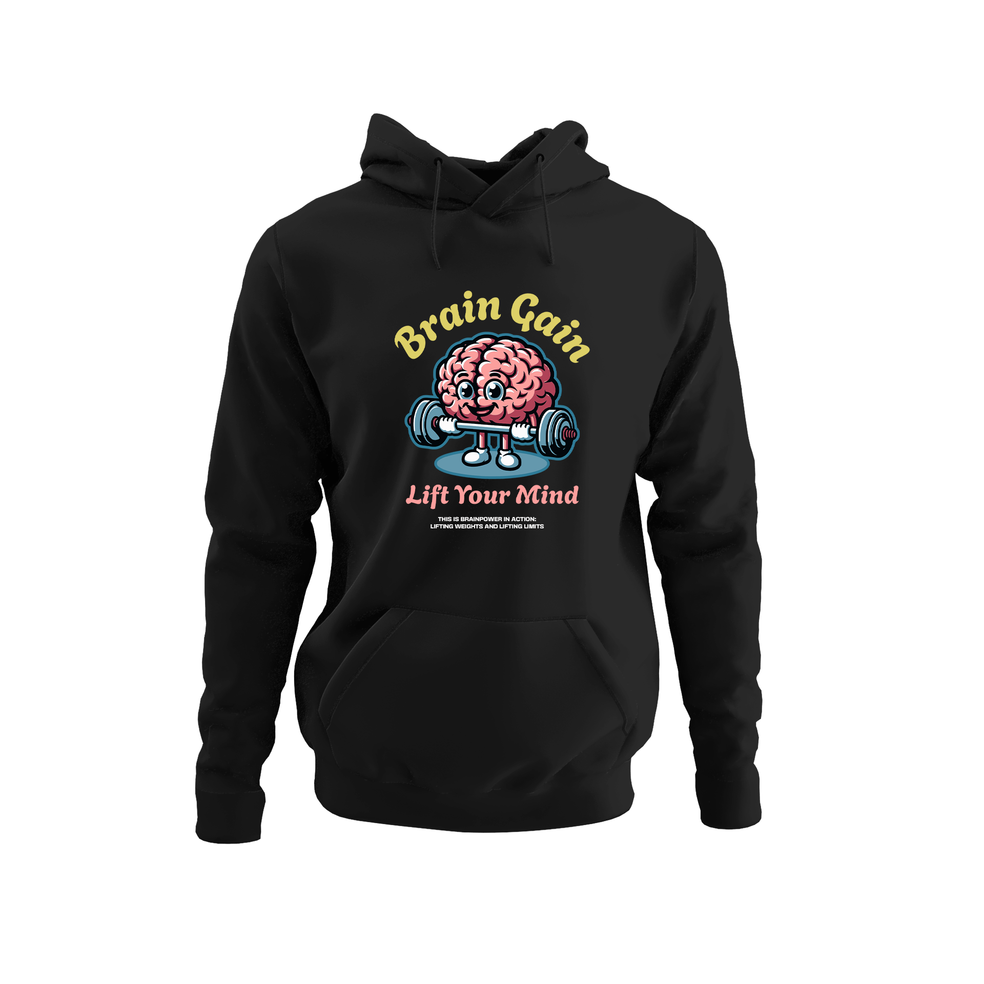 Alfaq Brain Gain Lift Your Mind Hoodie