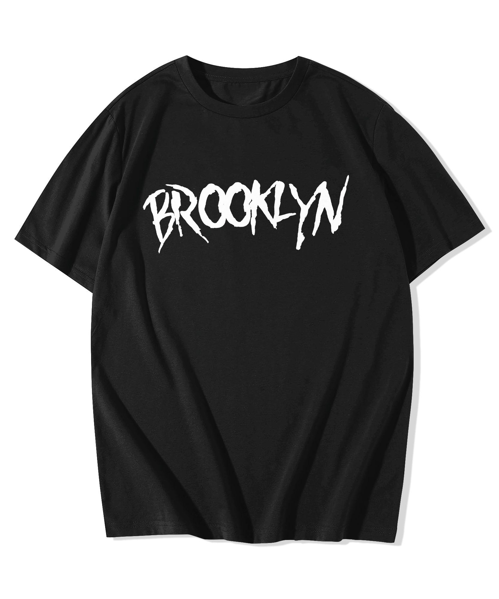 Alfaq Printed Black T-shirt