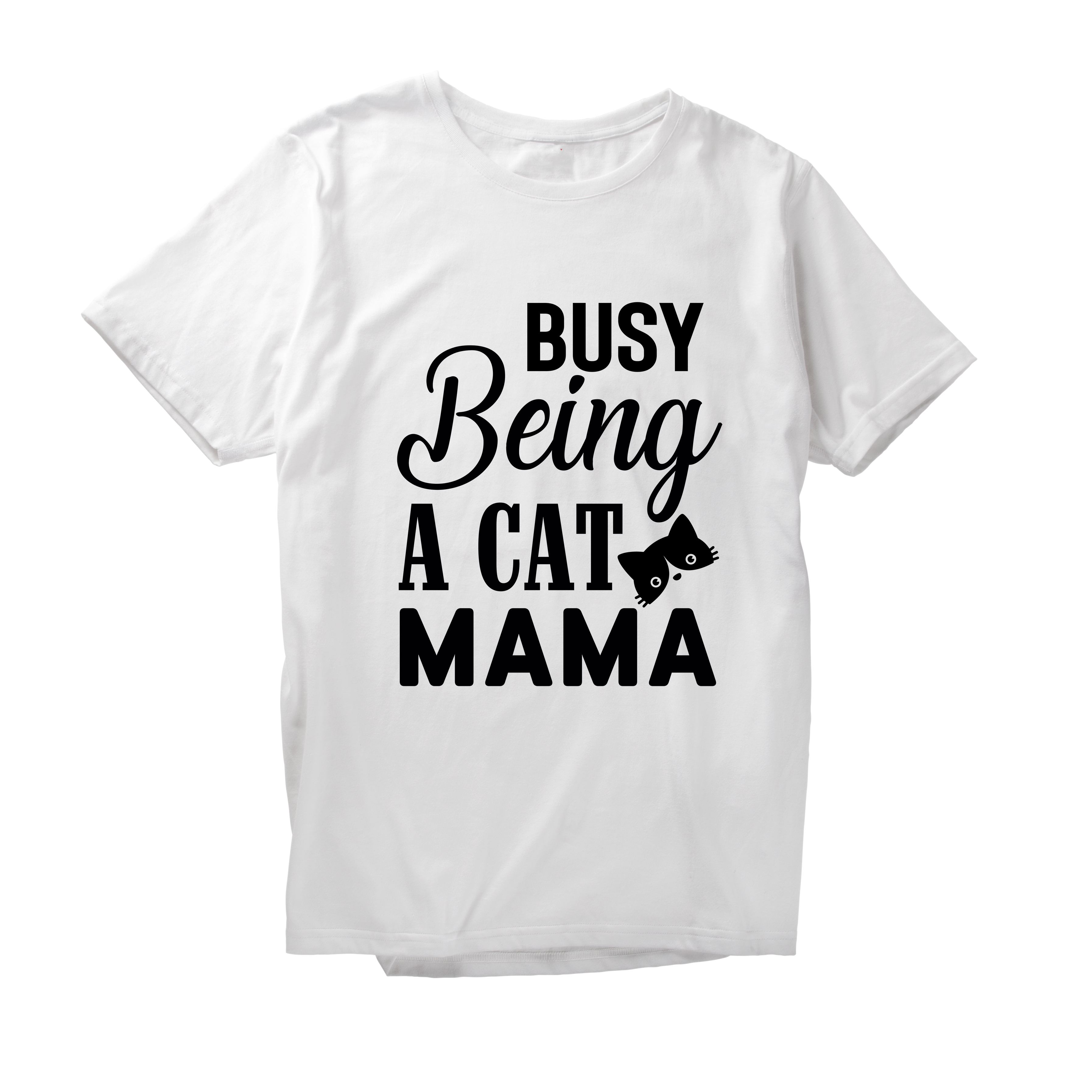 Alfaq Busy being a cat mama T-Shirt