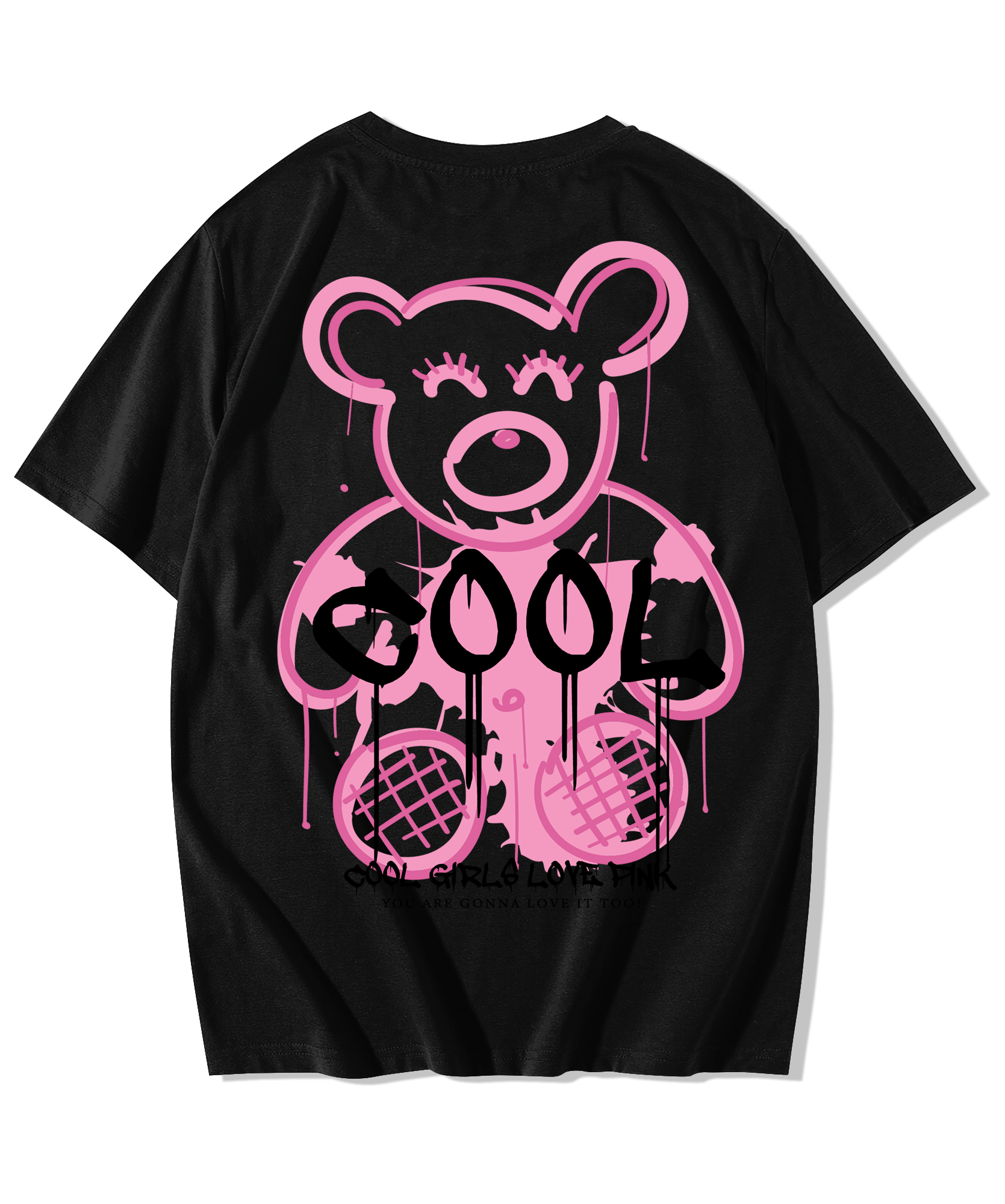 Cool Bear Printed Oversized T-Shirt
