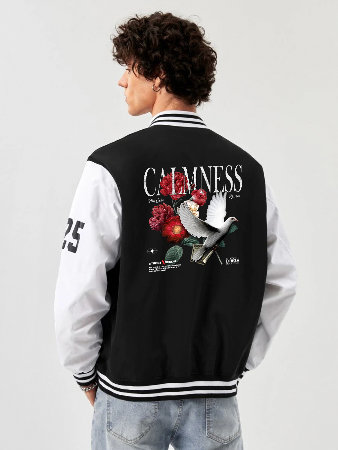 Calmness Varsity Jacket