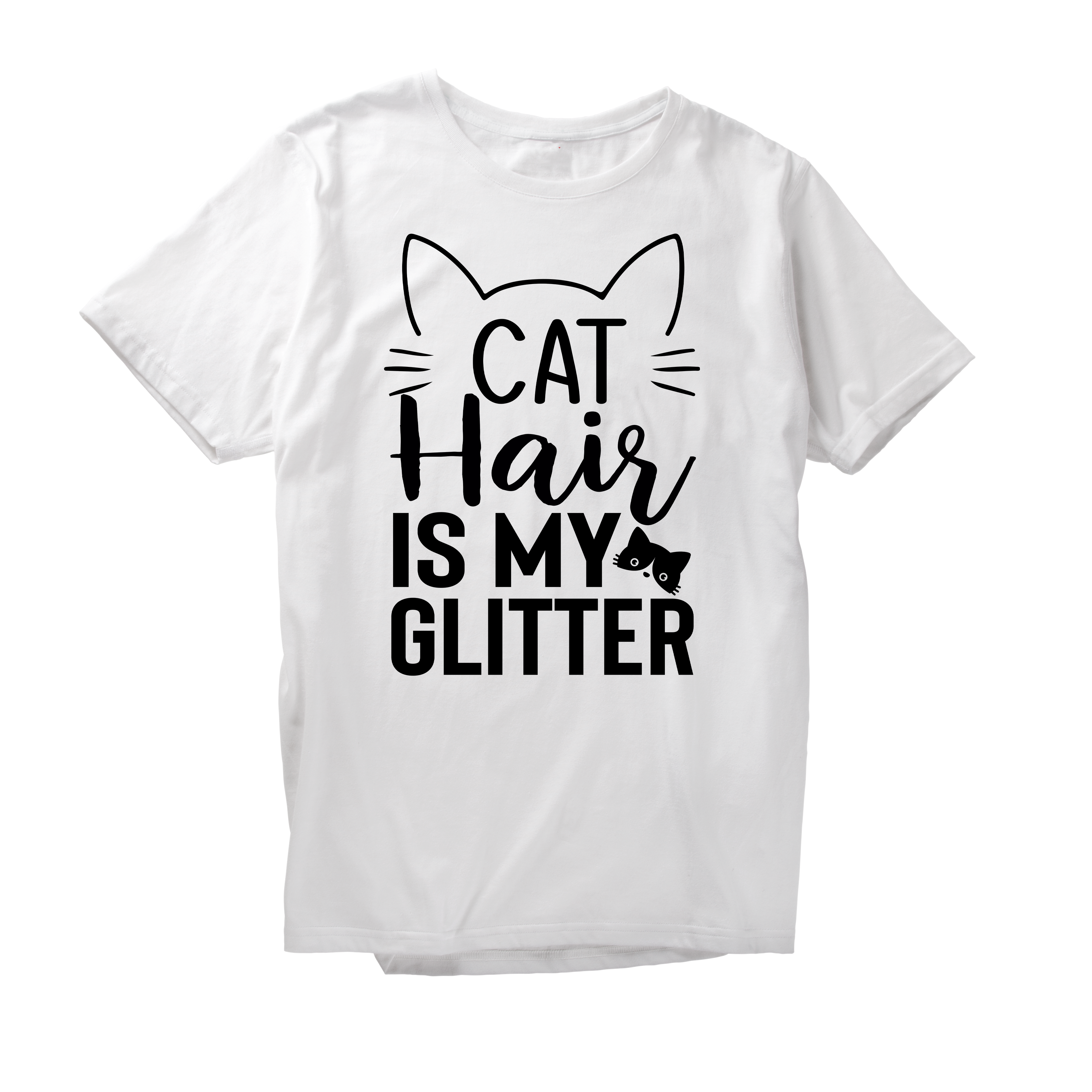 Alfaq Cat Hair Is My Glitter T-Shirt