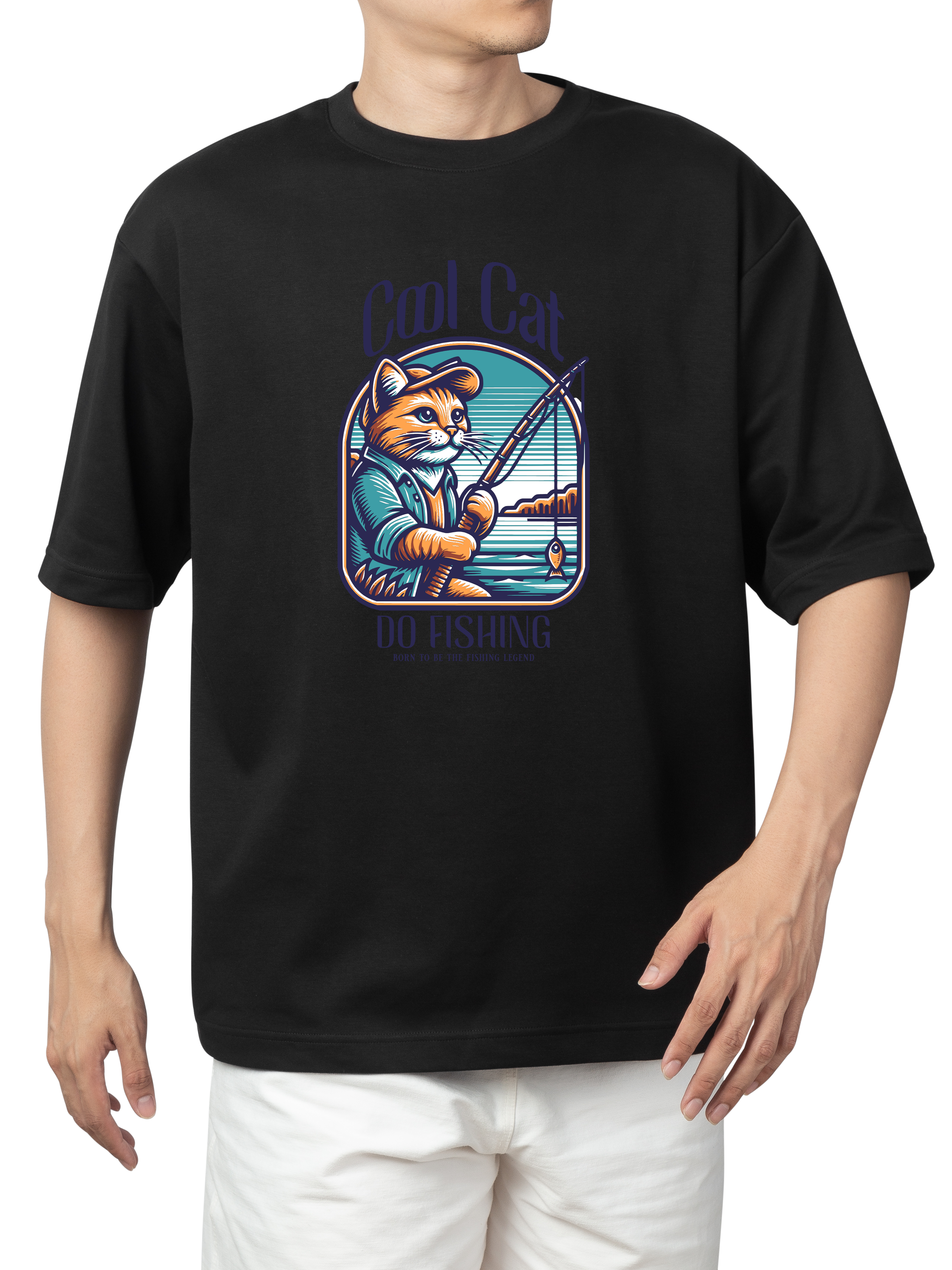 Alfaq Cool Cat Do Fishing T-Shirt