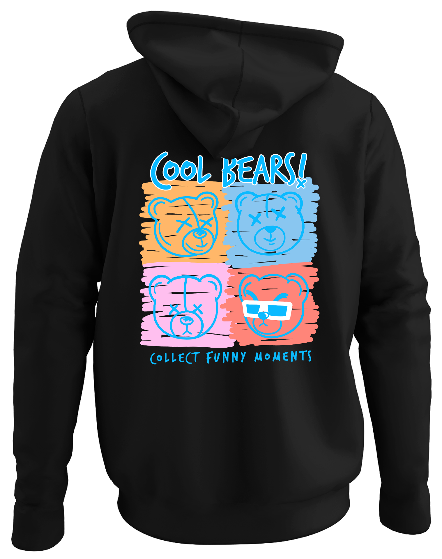 Alfaq Cool bears collect funny hoodie