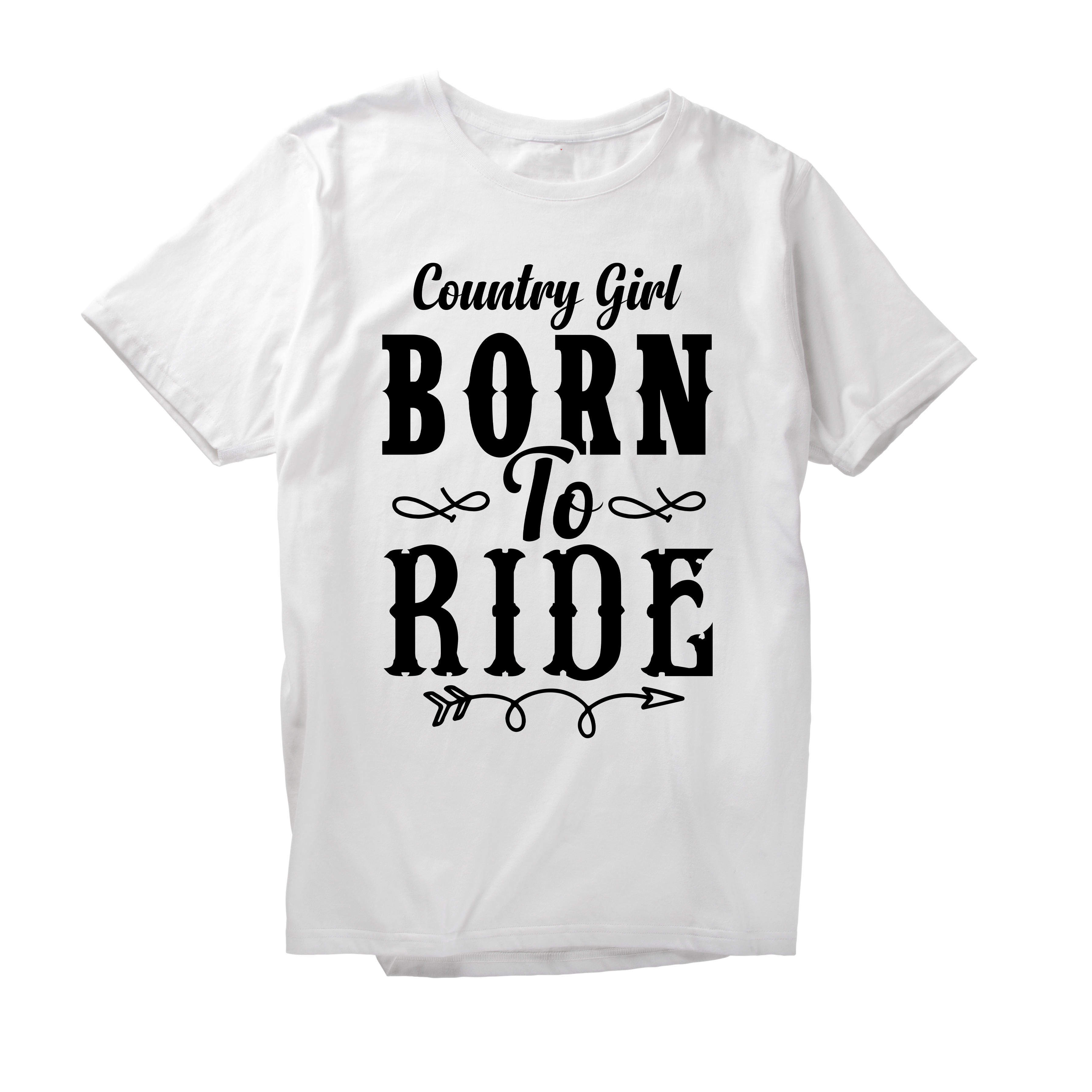 Alfaq Country girl born to ride T-Shirt
