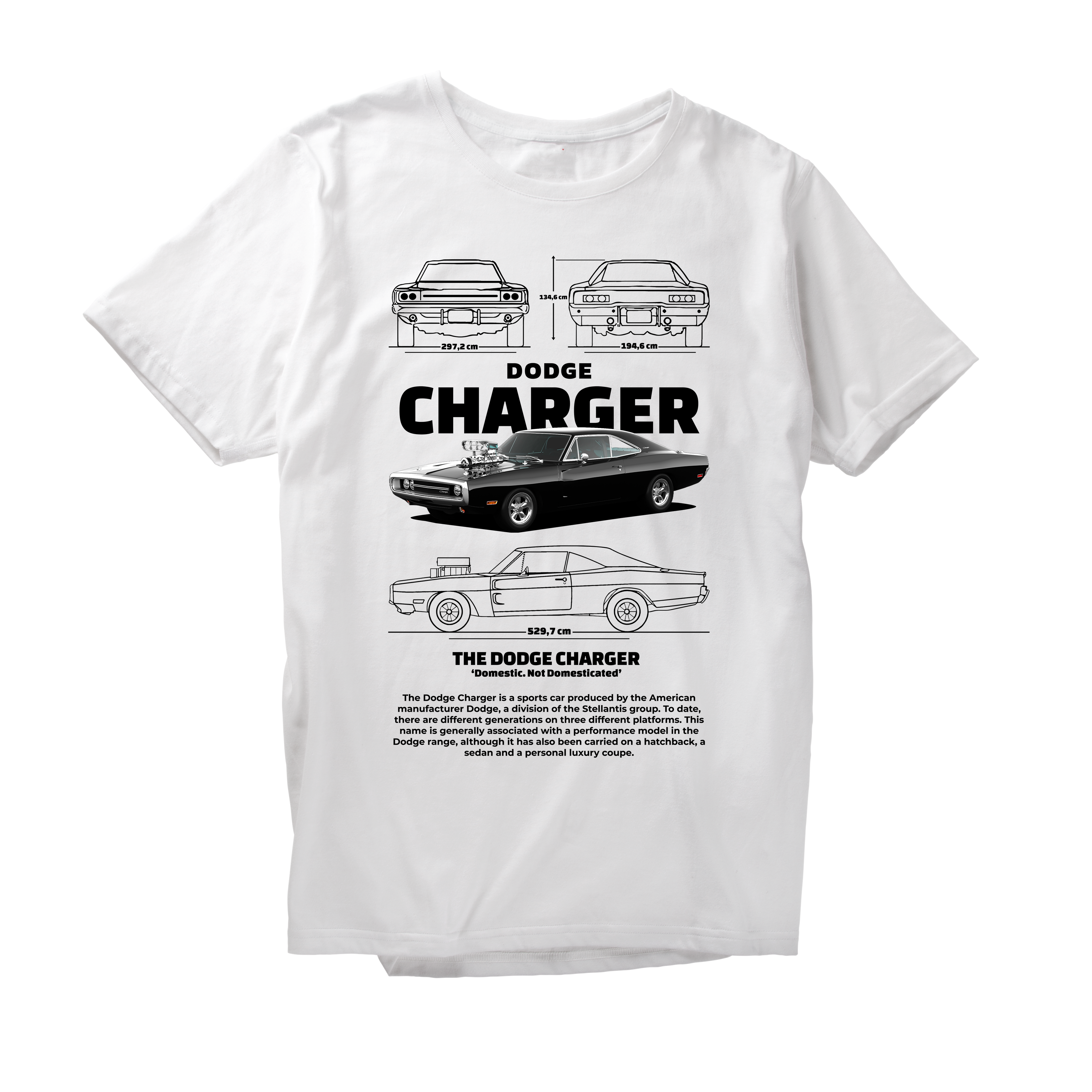 Alfaq DODGE CHARGER 1970 T-Shirt