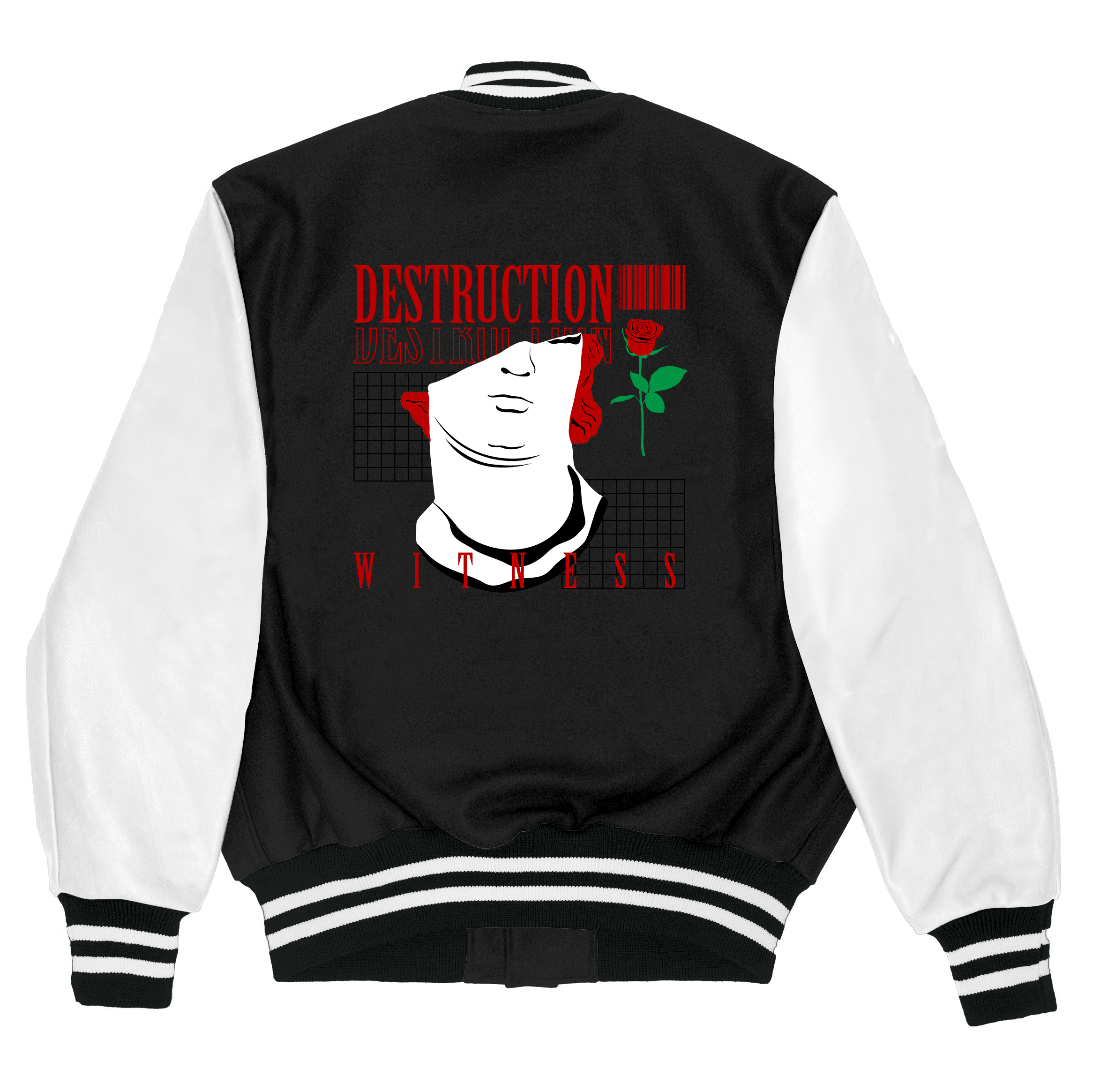 Alfaq Destruction varsity jacket