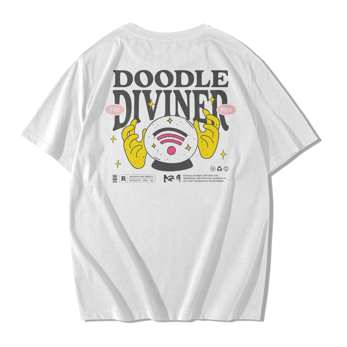 Alfaq Doodle Diviner Oversized T-Shirt