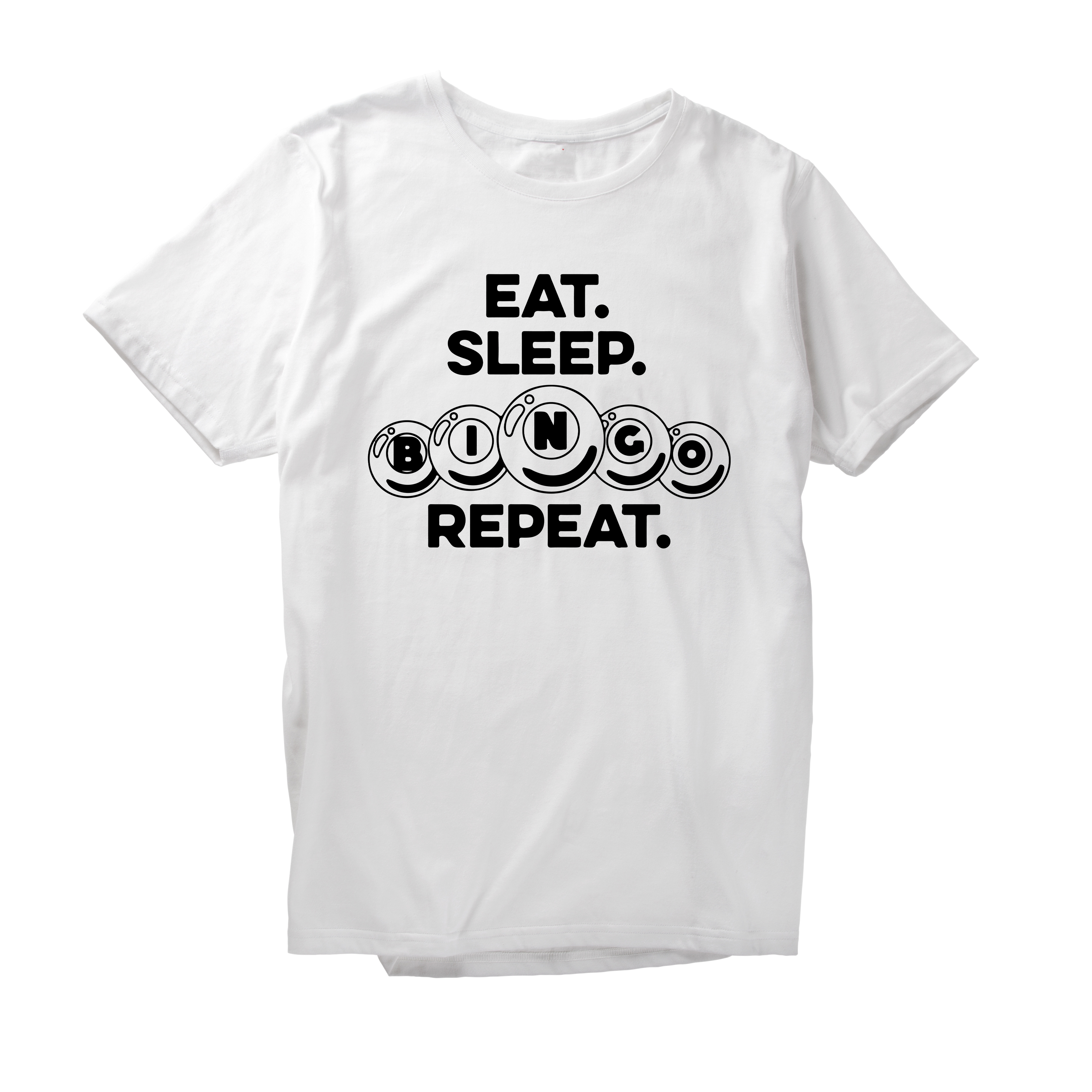 Alfaq Eat Sleep Binco Repeat T-Shirt