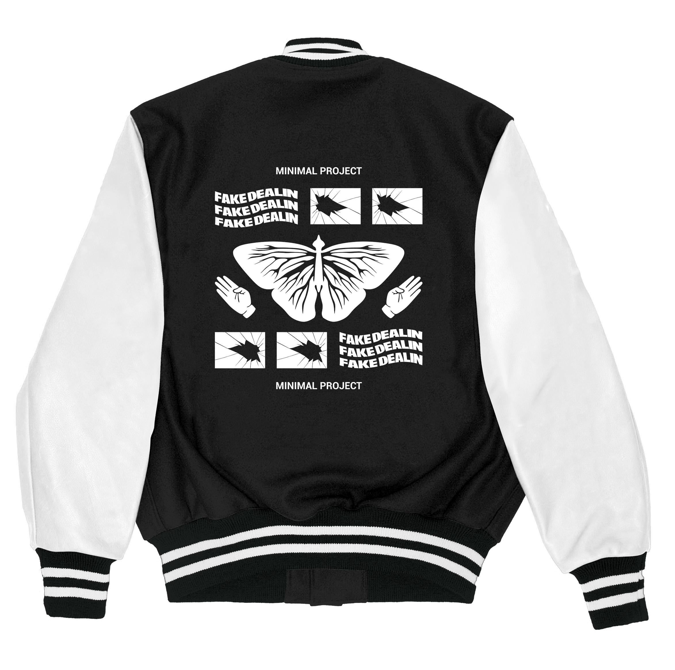 Alfaq Fake Dealin varsity jacket