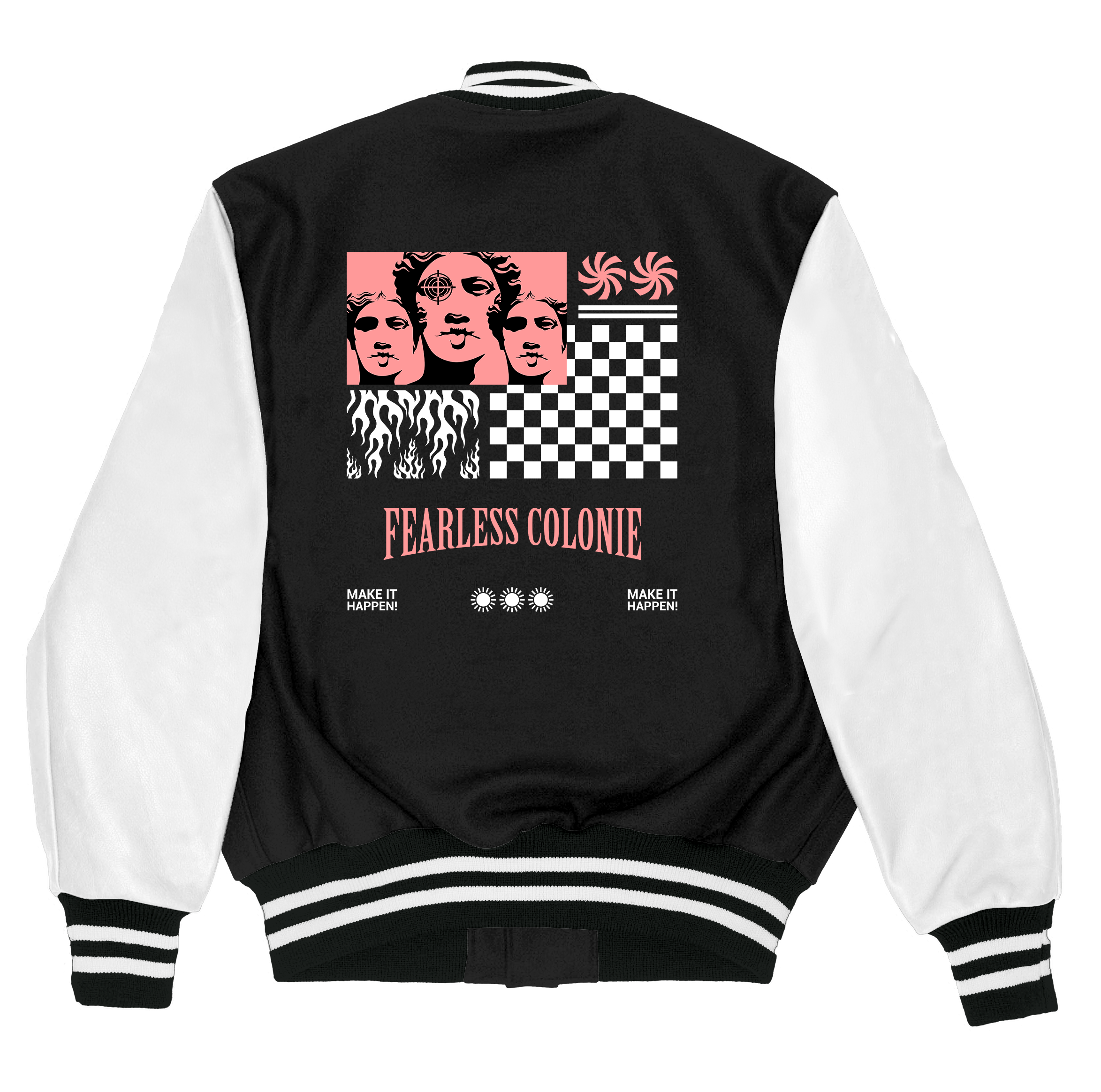 Alfaq Fearless Colonie varsity jacket