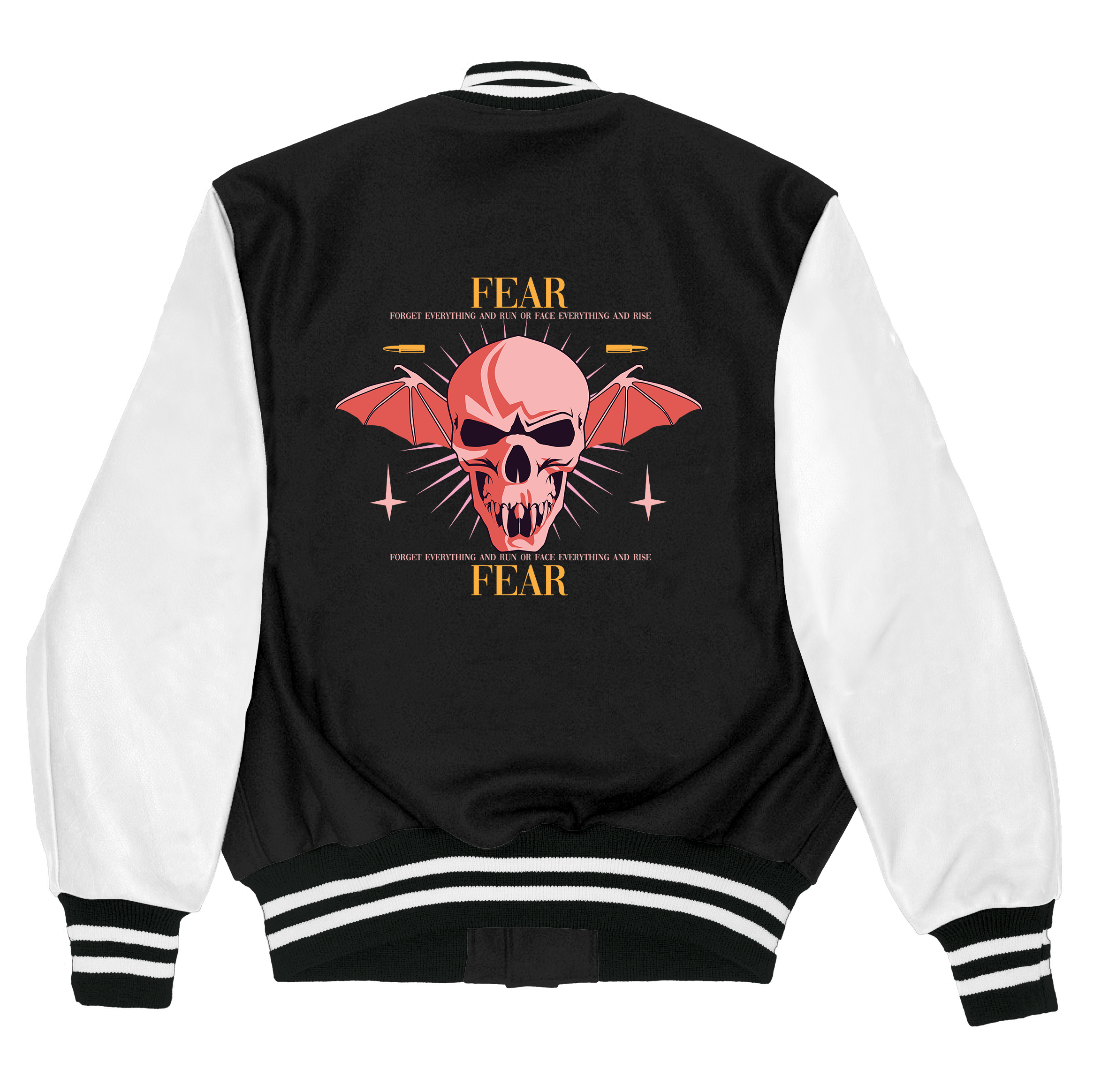 Alfaq Fear varsity jacket