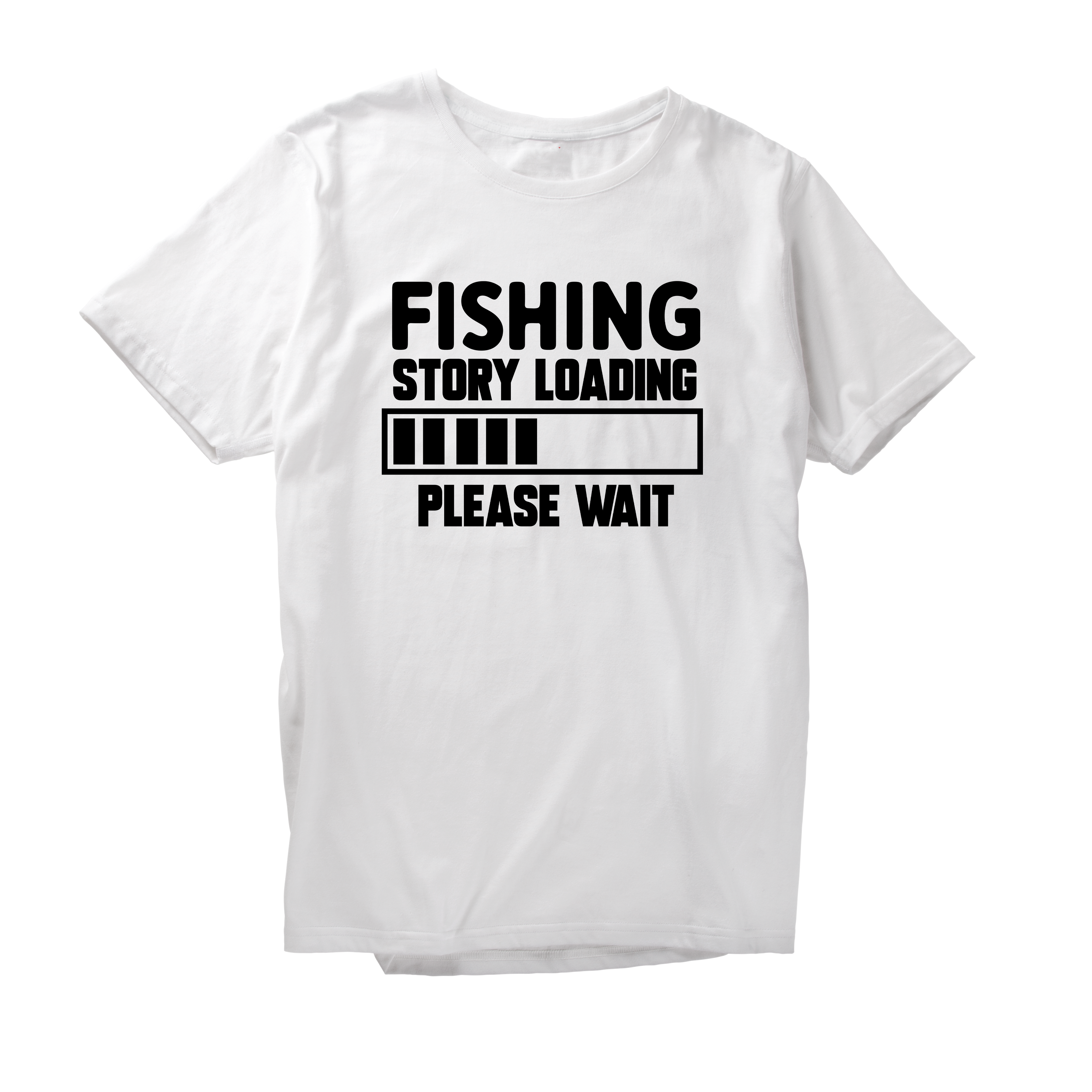 Alfaq Fishing Story Loading Please Wait T-Shirt