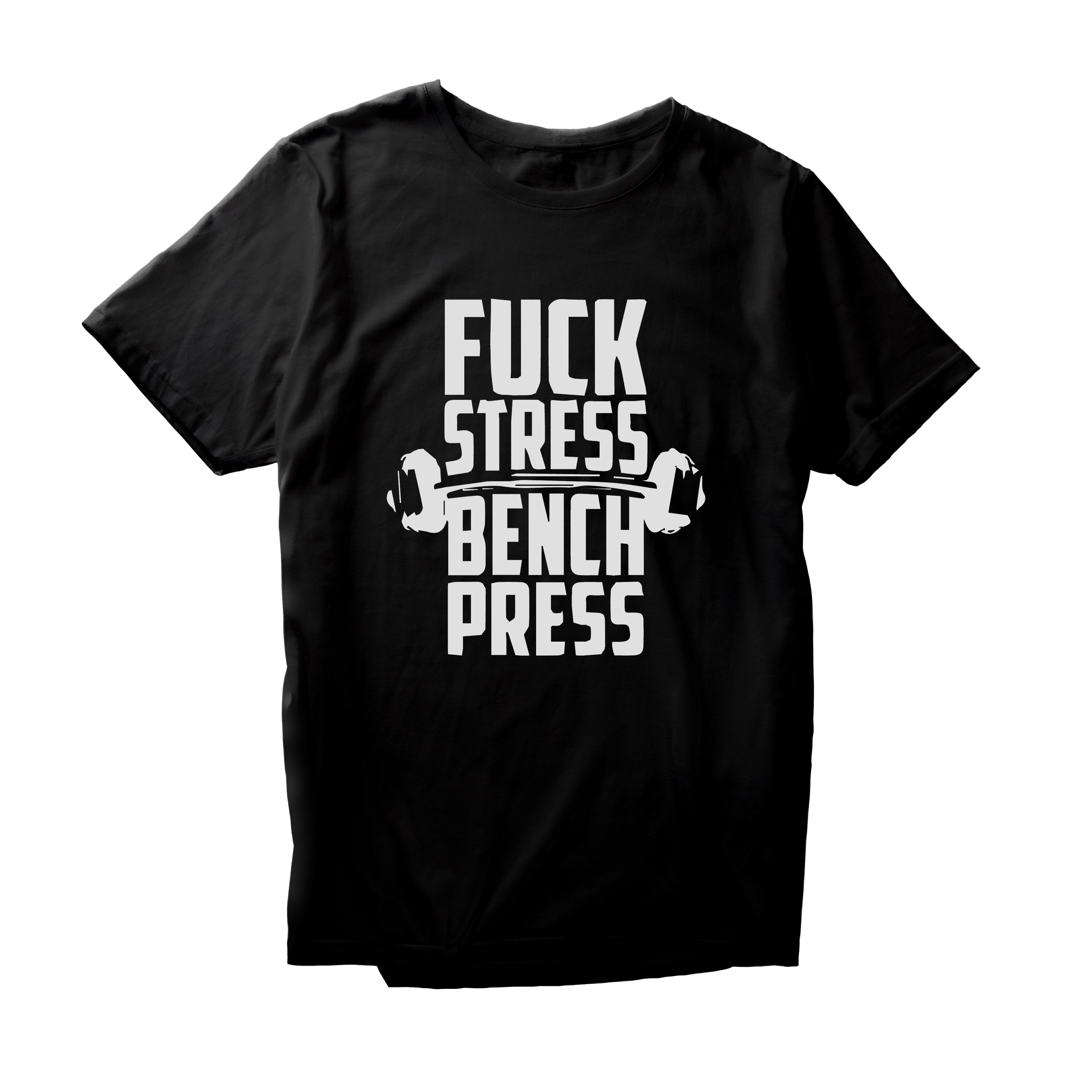 Alfaq Fuck Stress Bench Press T-Shirt