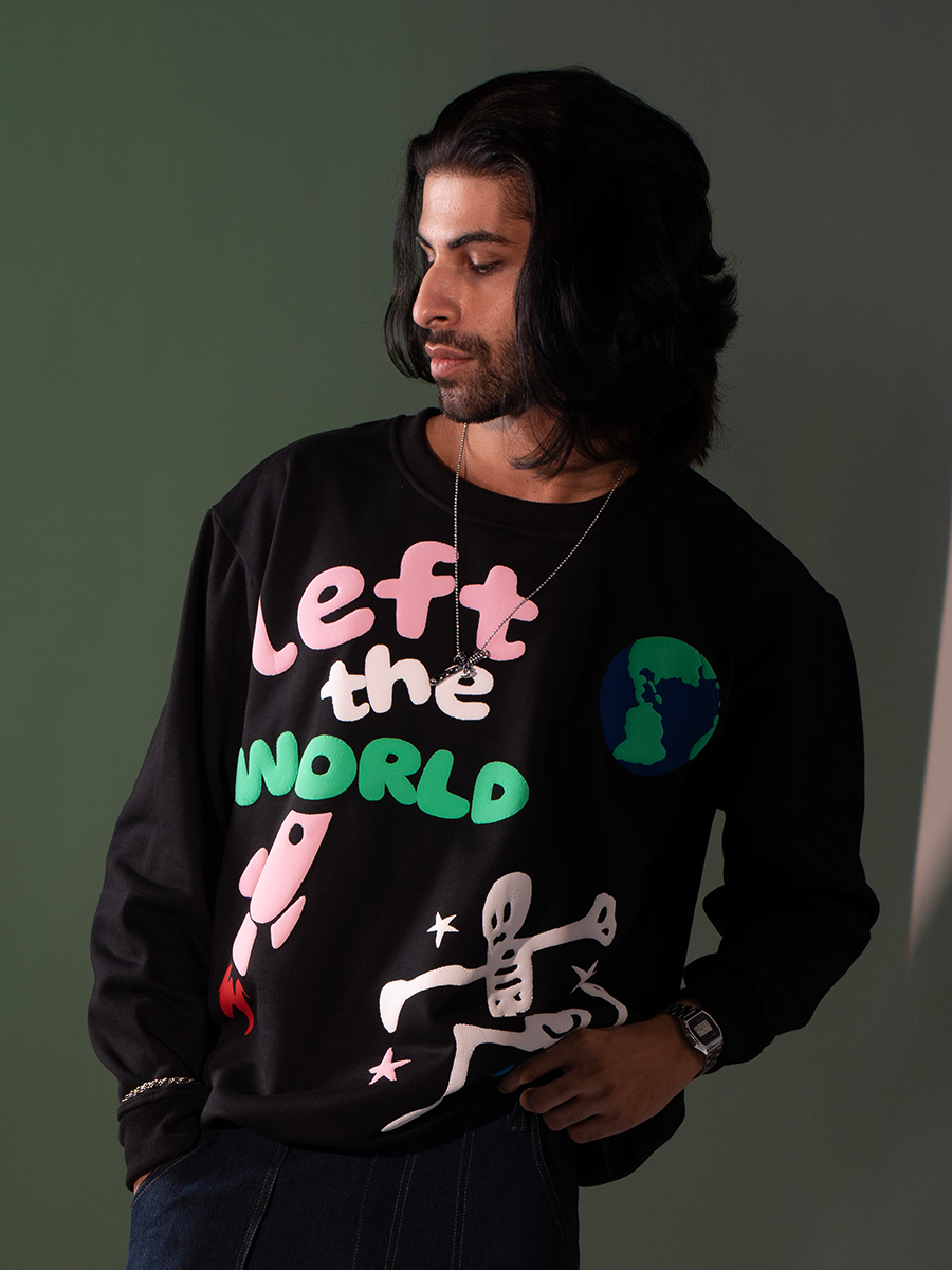 Alfaq Left The World Sweatshirt 