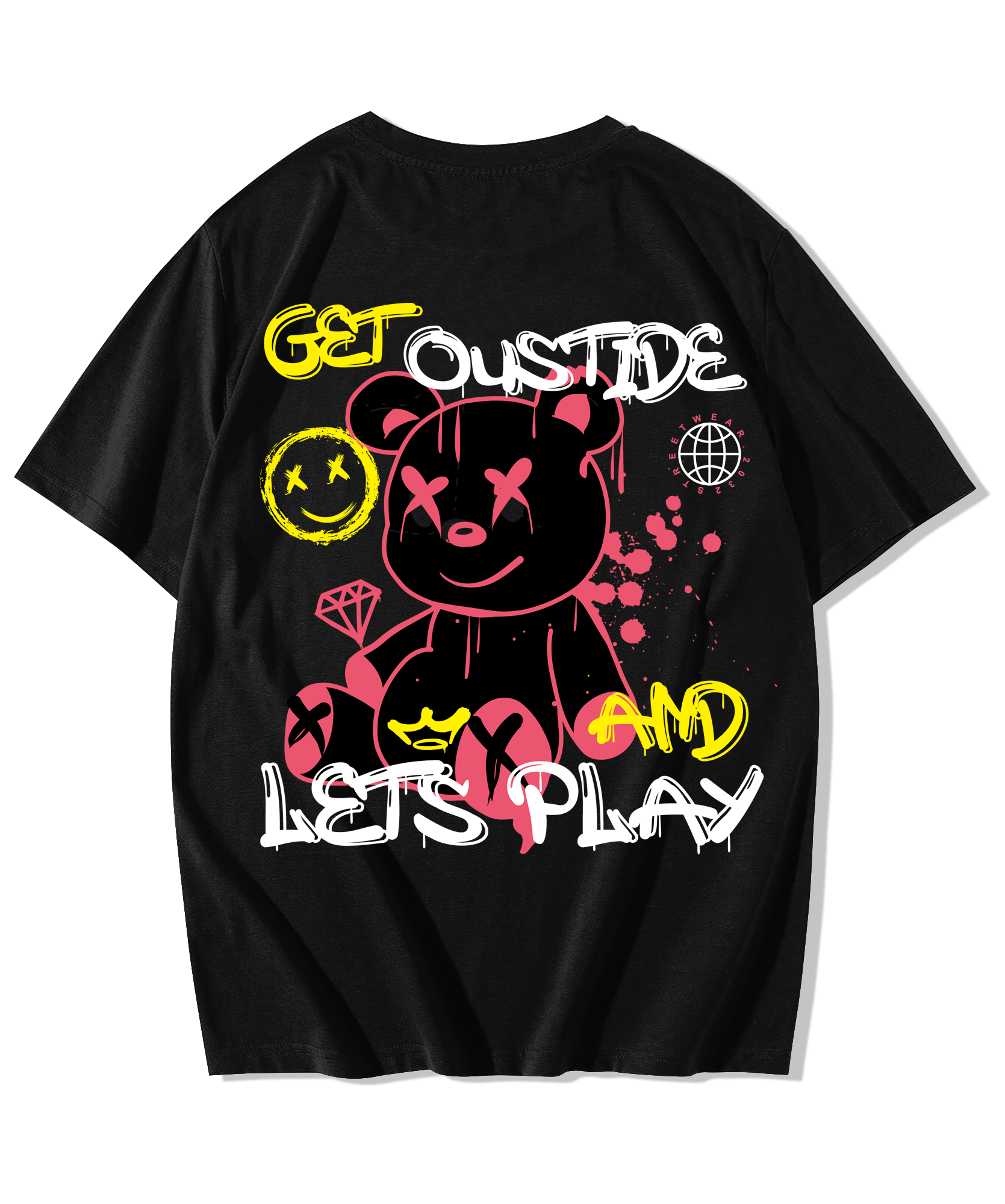Get Oustide printed Oversized T-Shirt