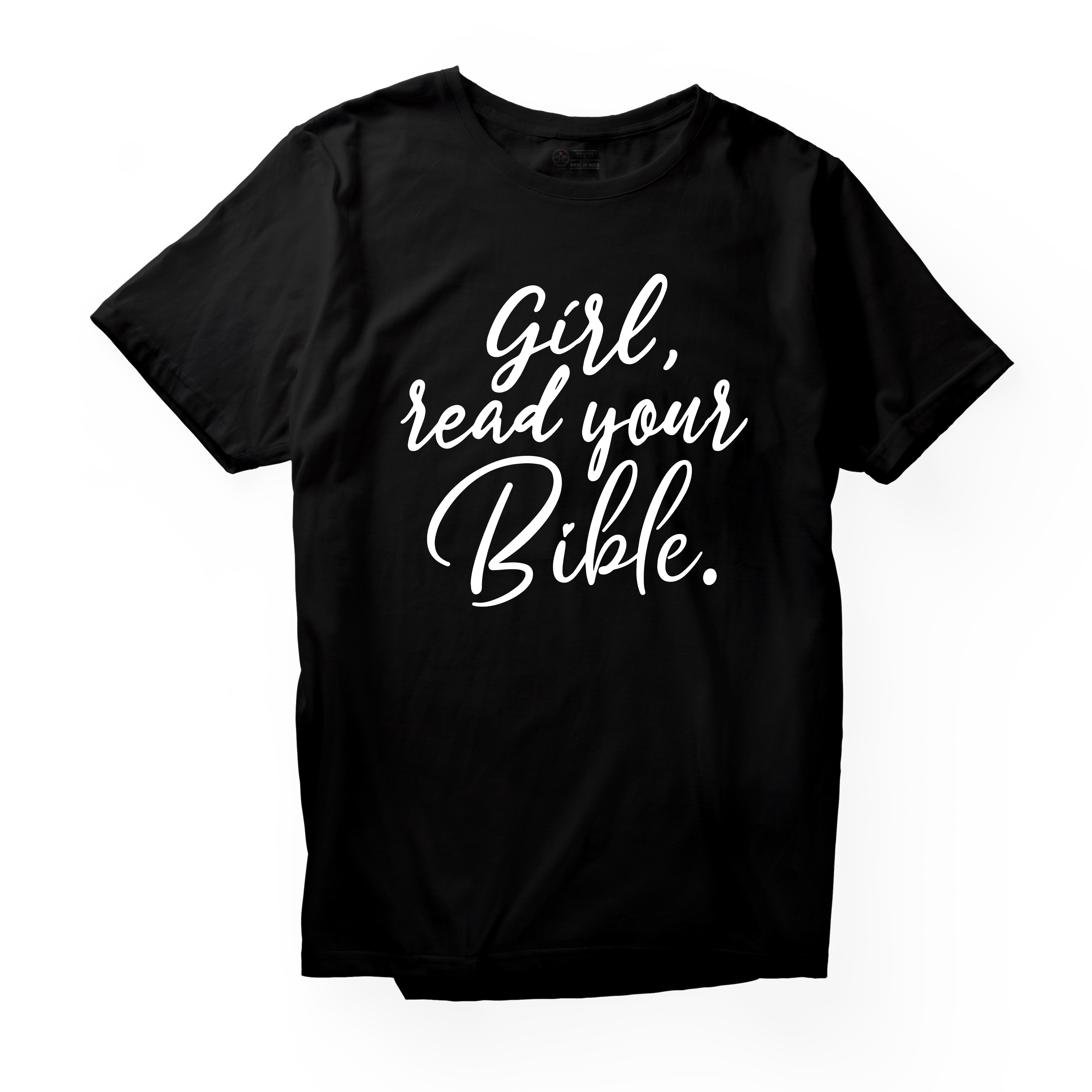 Alfaq Girl Read Your Bible WH T-Shirt