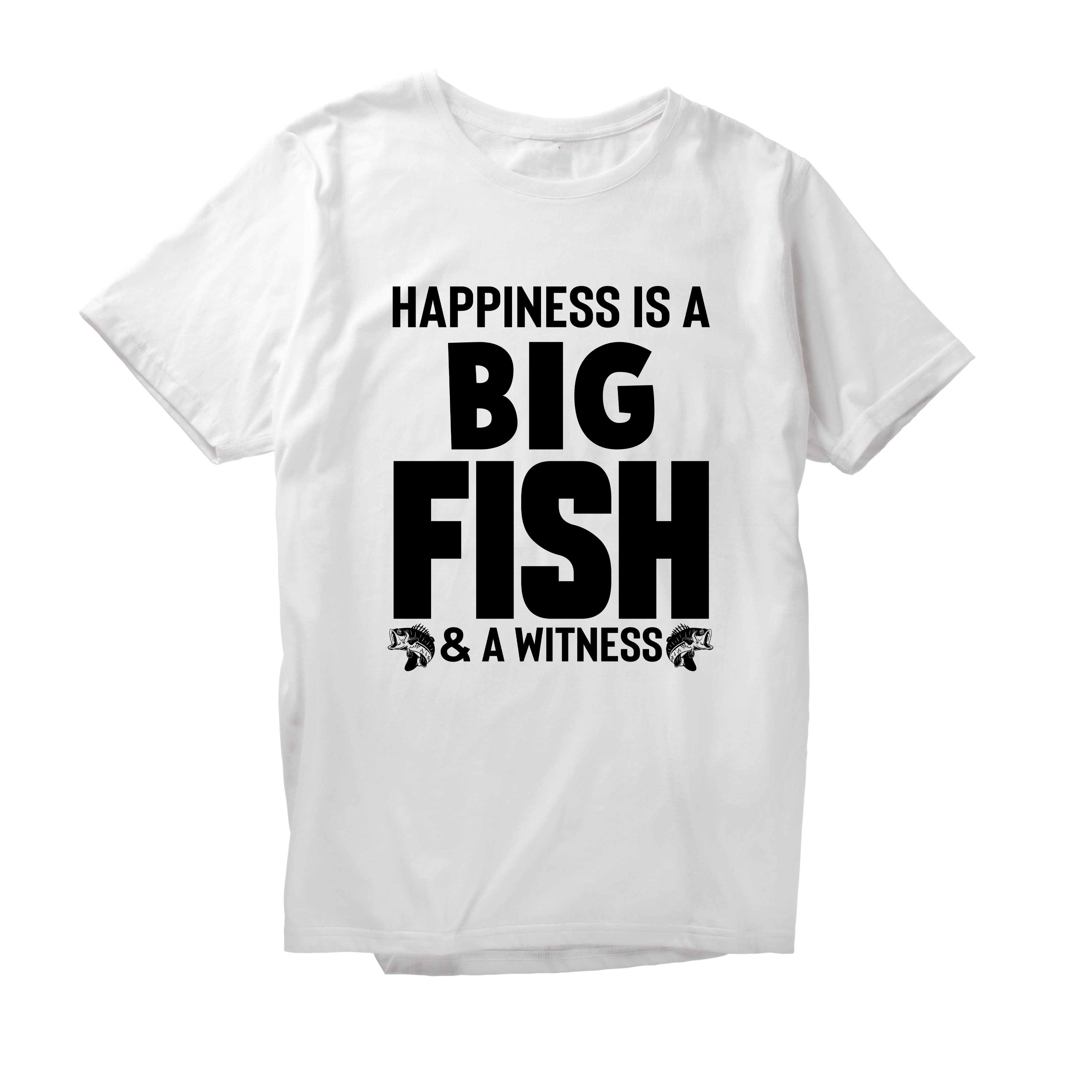 Alfaq Happiness is A Big Fish & A Witness T-Shirt