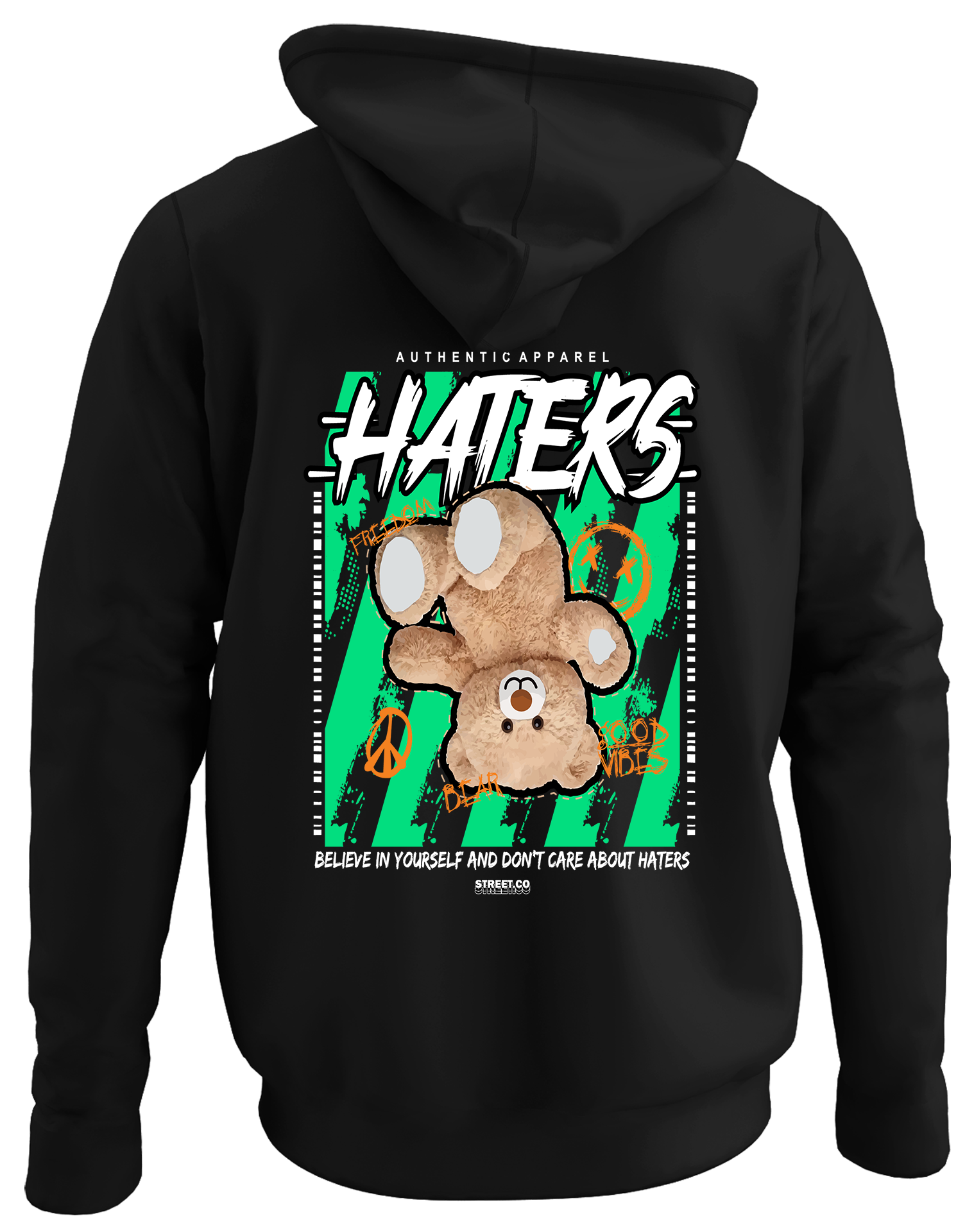 Alfaq Haters teddy hoodie